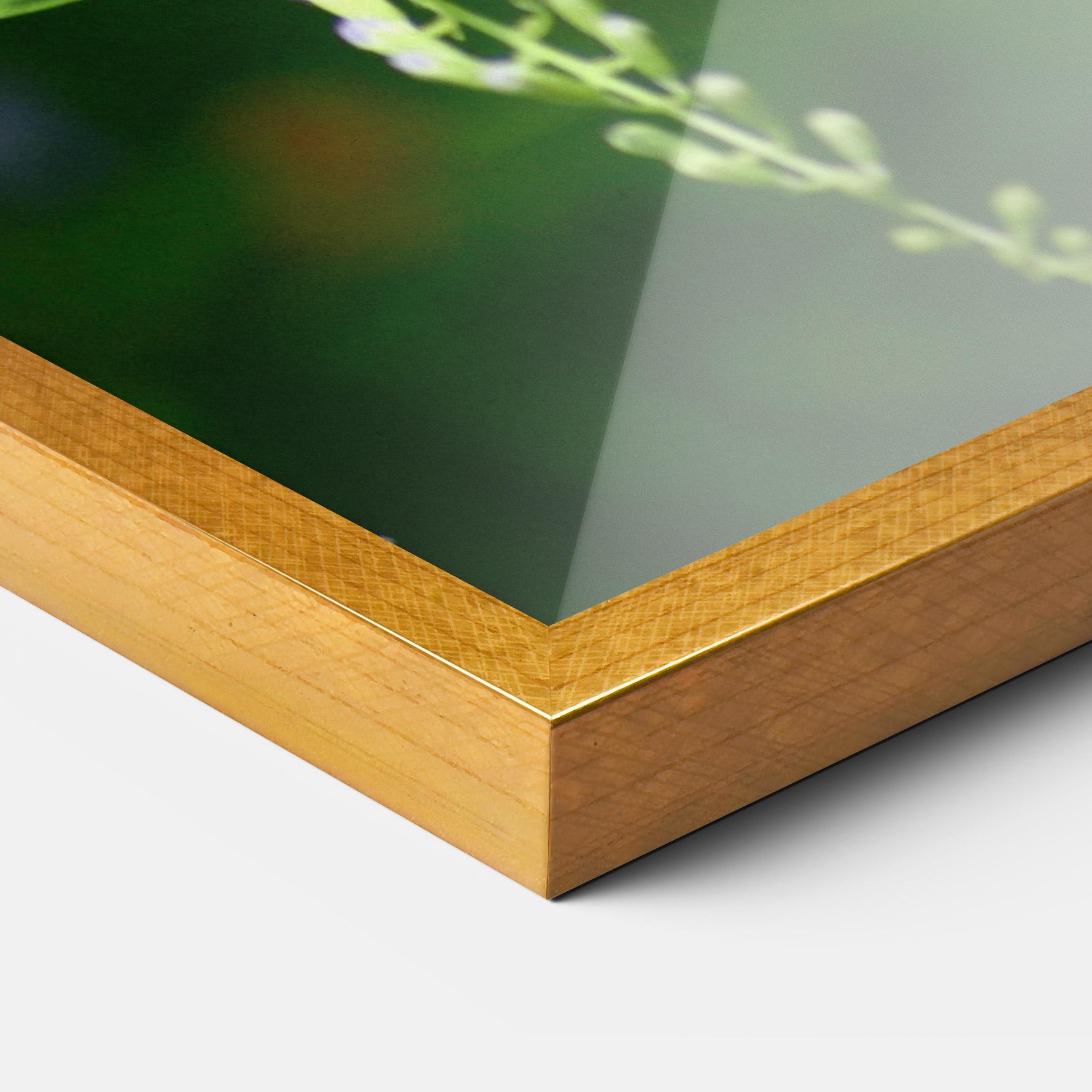 Рамкиран постер Pretty White Butterfly mockup 3