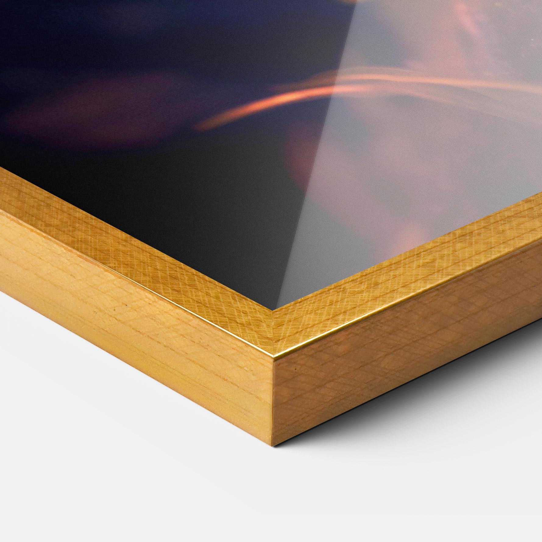 Рамкиран постер Purple Orange Butterfly mockup 3