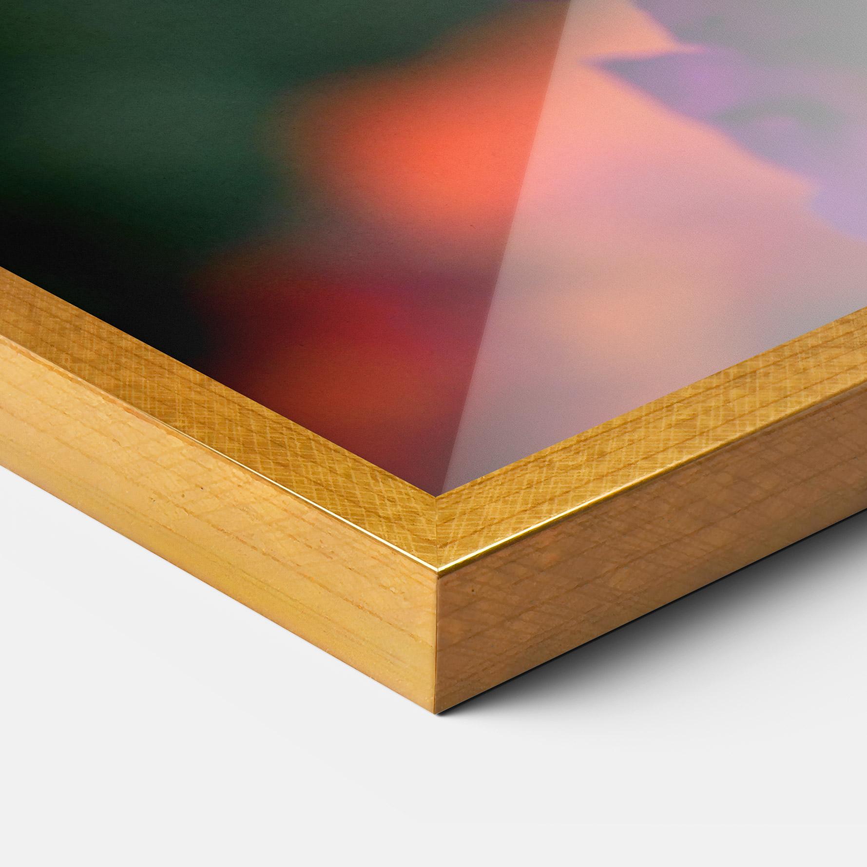 Рамкиран постер Red Blue Butterfly mockup 3