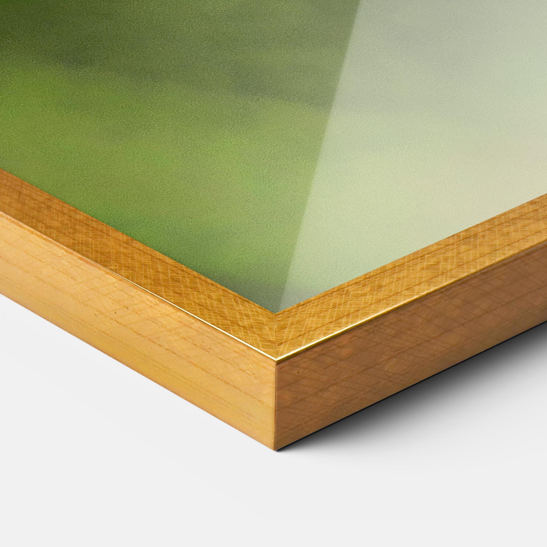 Рамкиран постер Yellow White Butterfly mockup 3