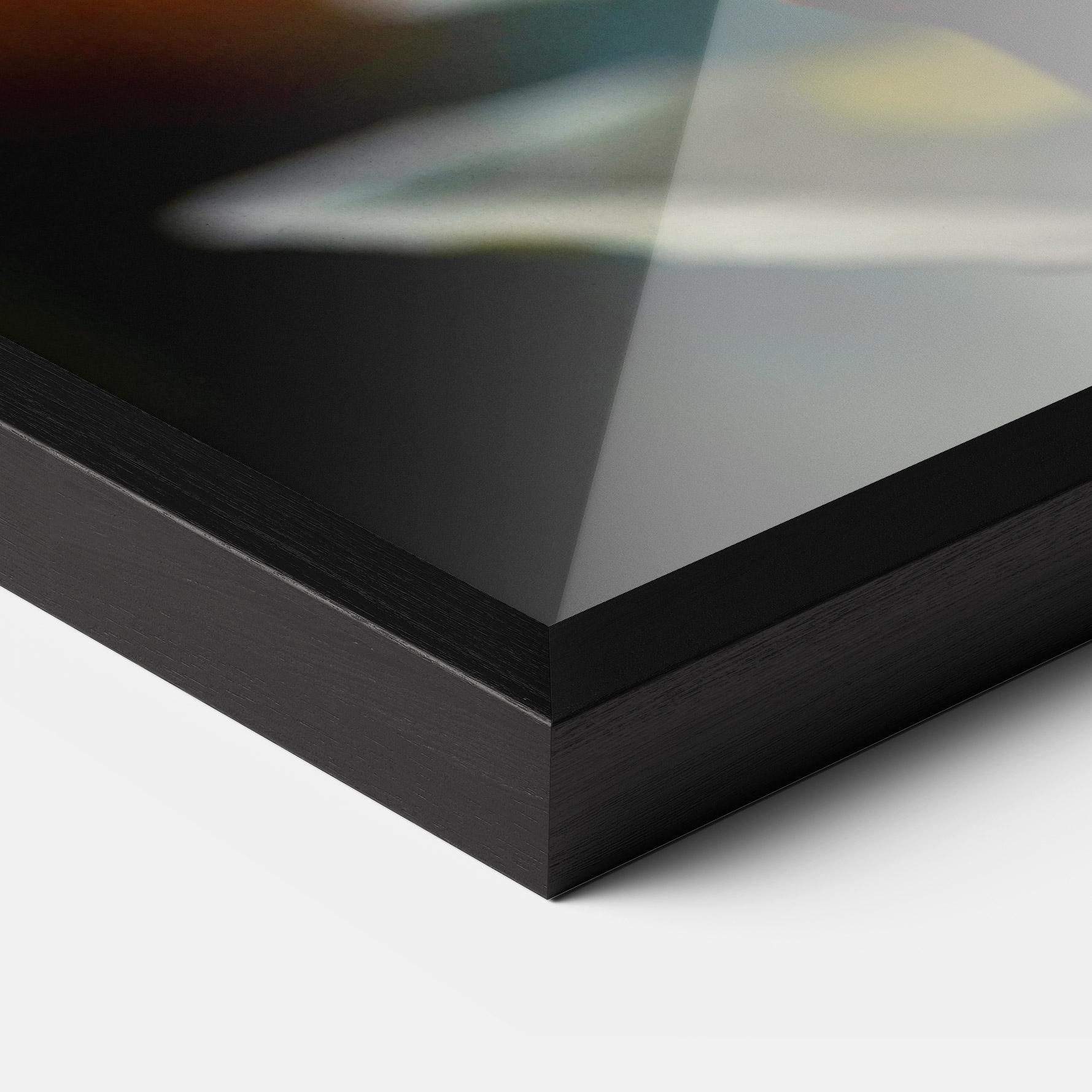 Рамкиран постер Blue Yellow Butterfly mockup 3