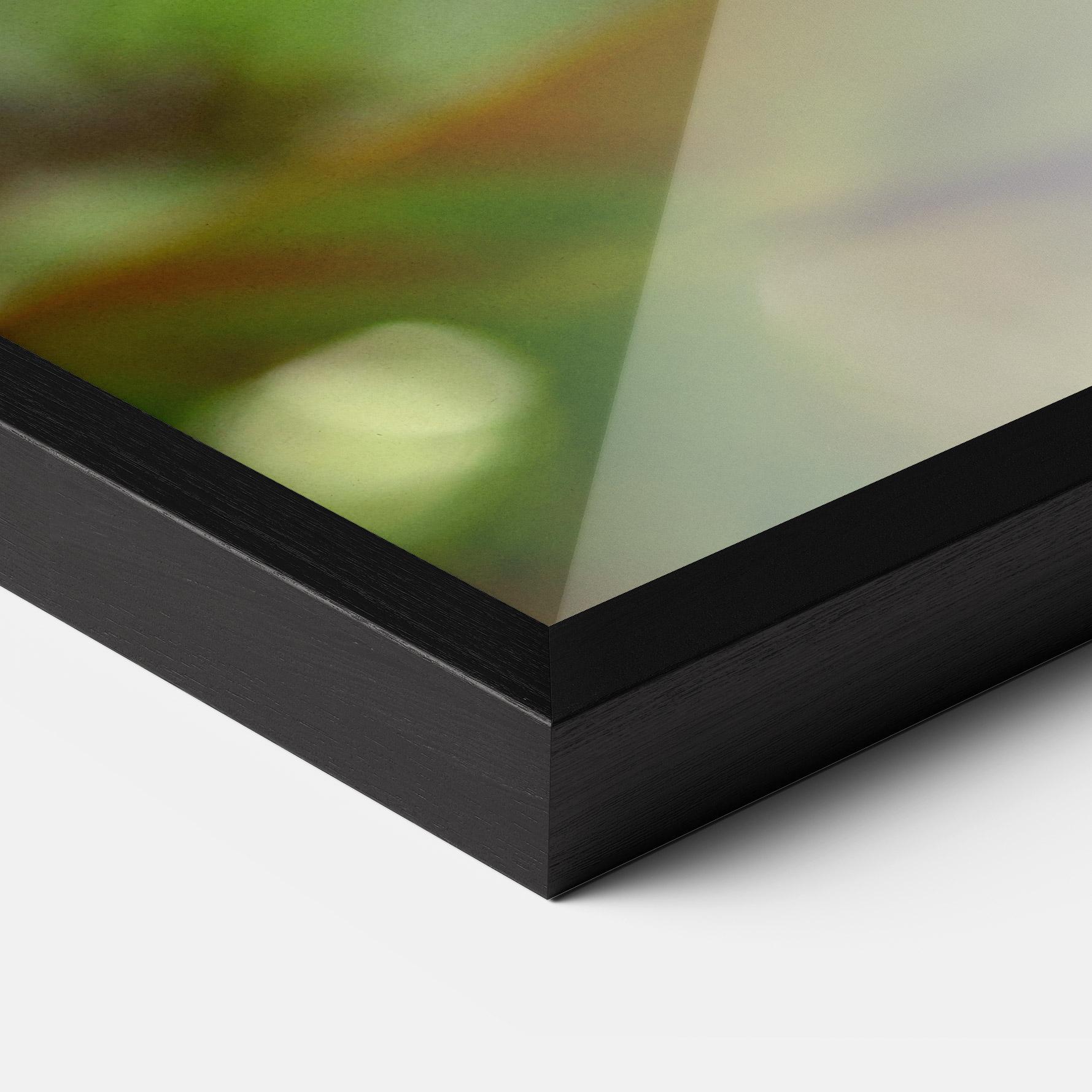 Рамкиран постер Orange Yellow Butterfly mockup 3