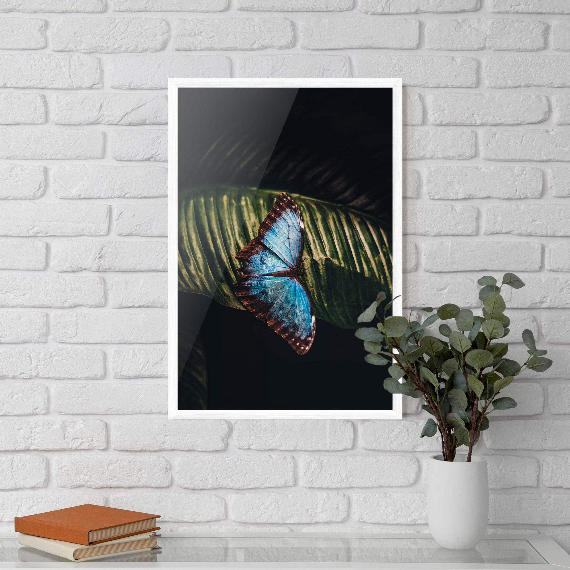 Light Blue Butterfly mockup 5