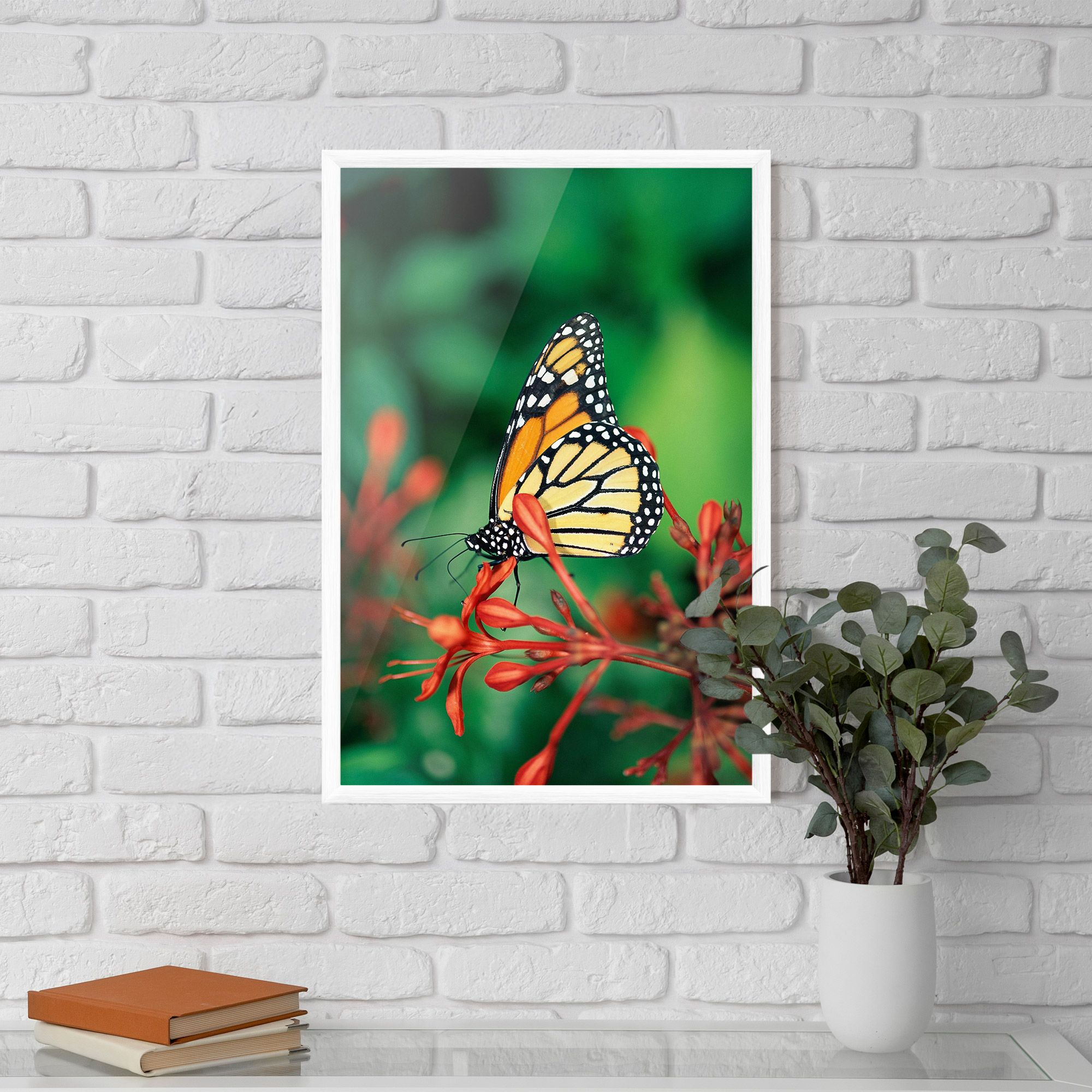 Small Orange Butterfly mockup 5