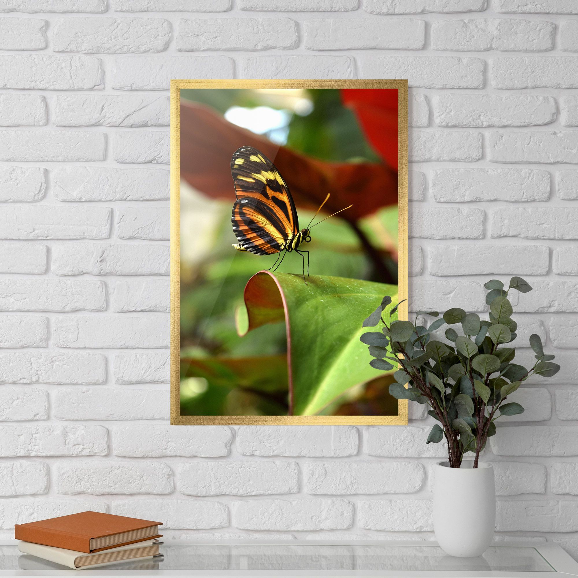 Orange Yellow Butterfly mockup 5