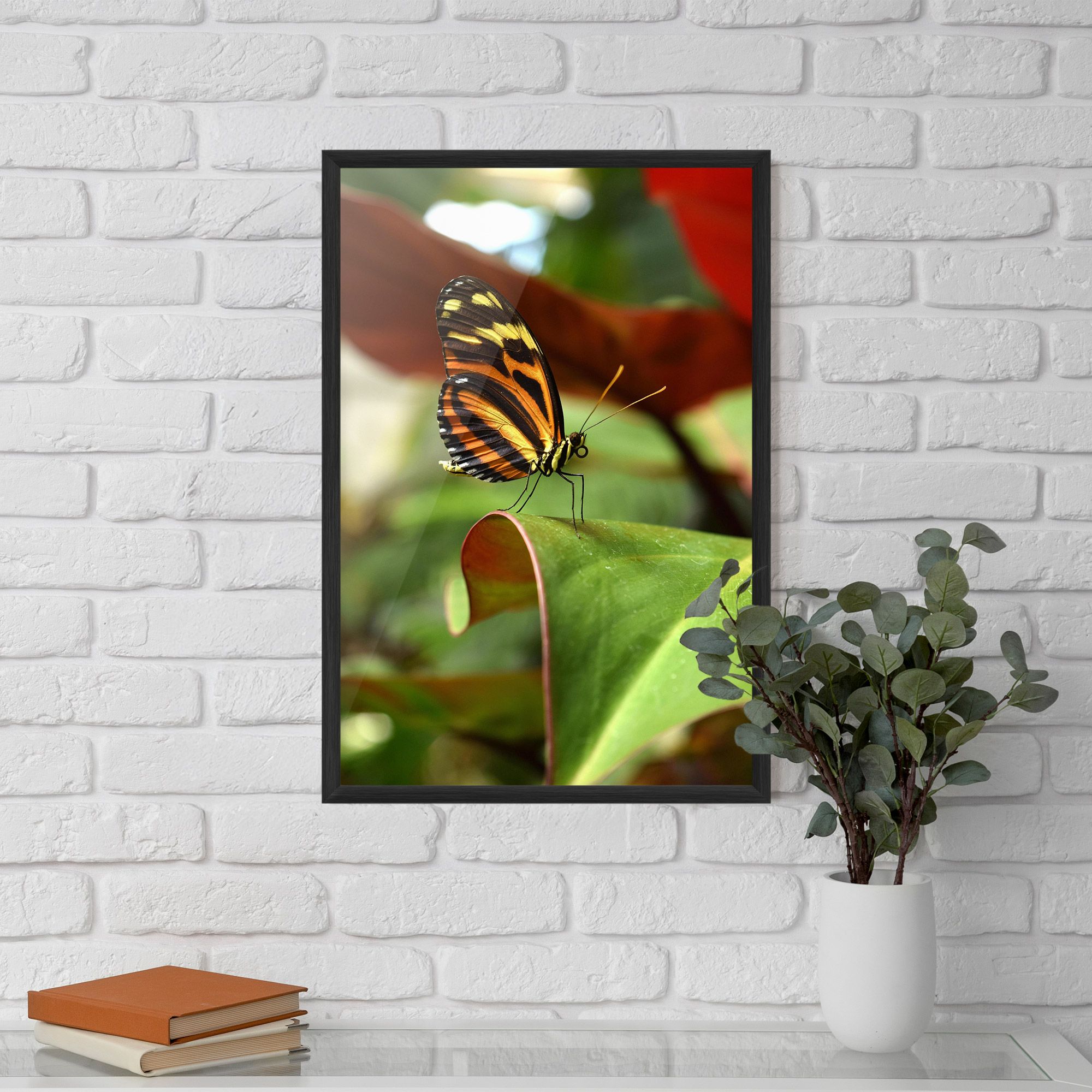 Orange Yellow Butterfly mockup 5