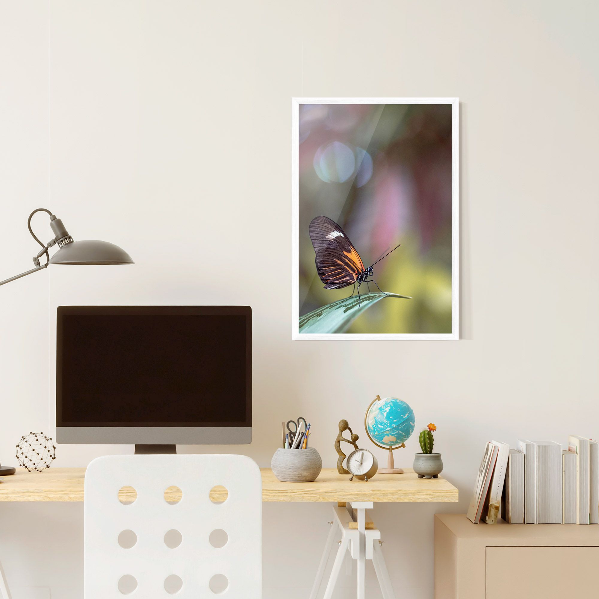 Dark Purple Butterfly mockup 6