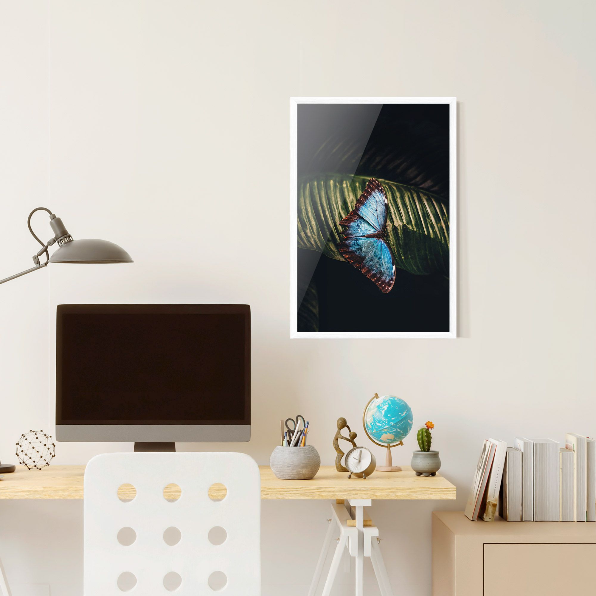 Light Blue Butterfly mockup 6
