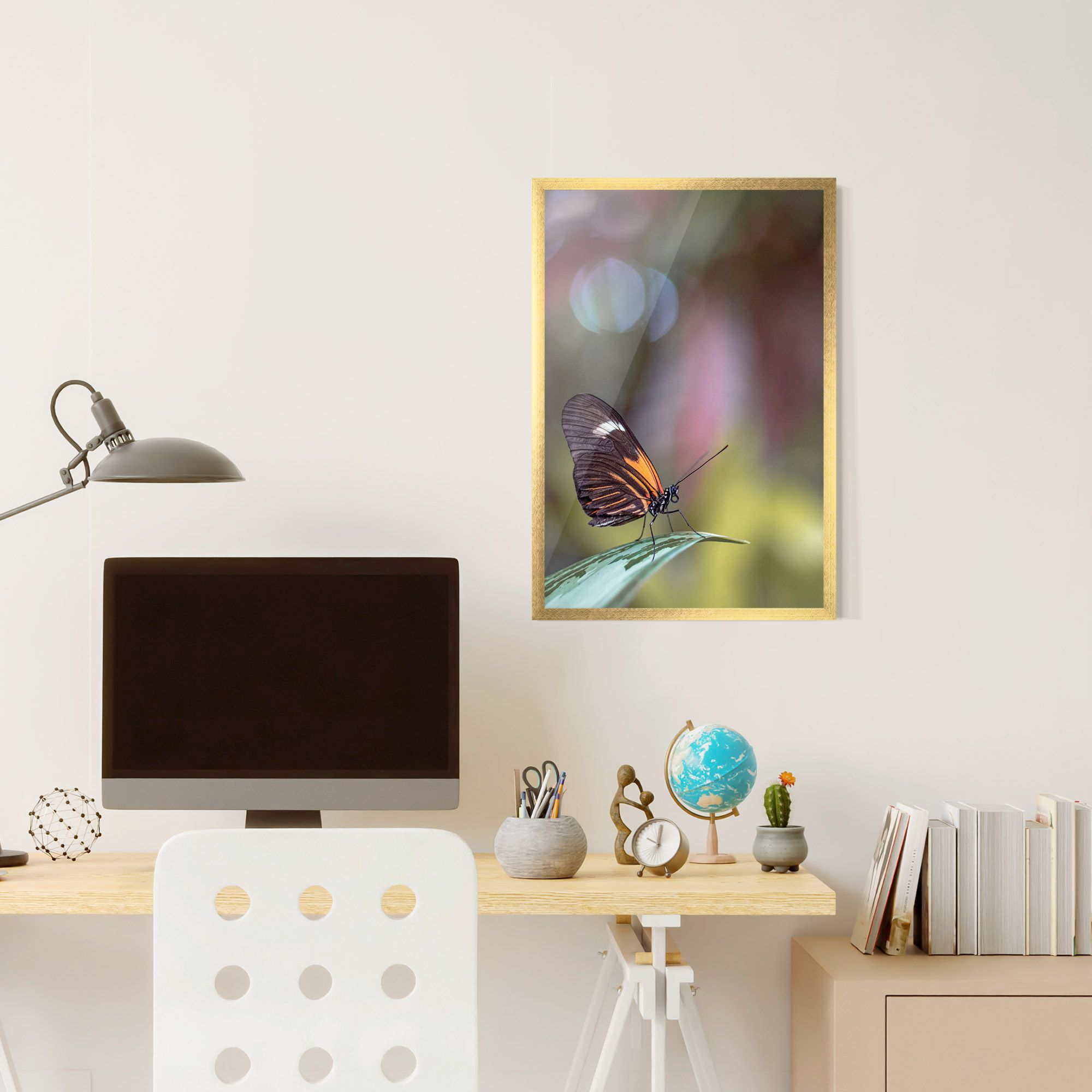 Dark Purple Butterfly mockup 6