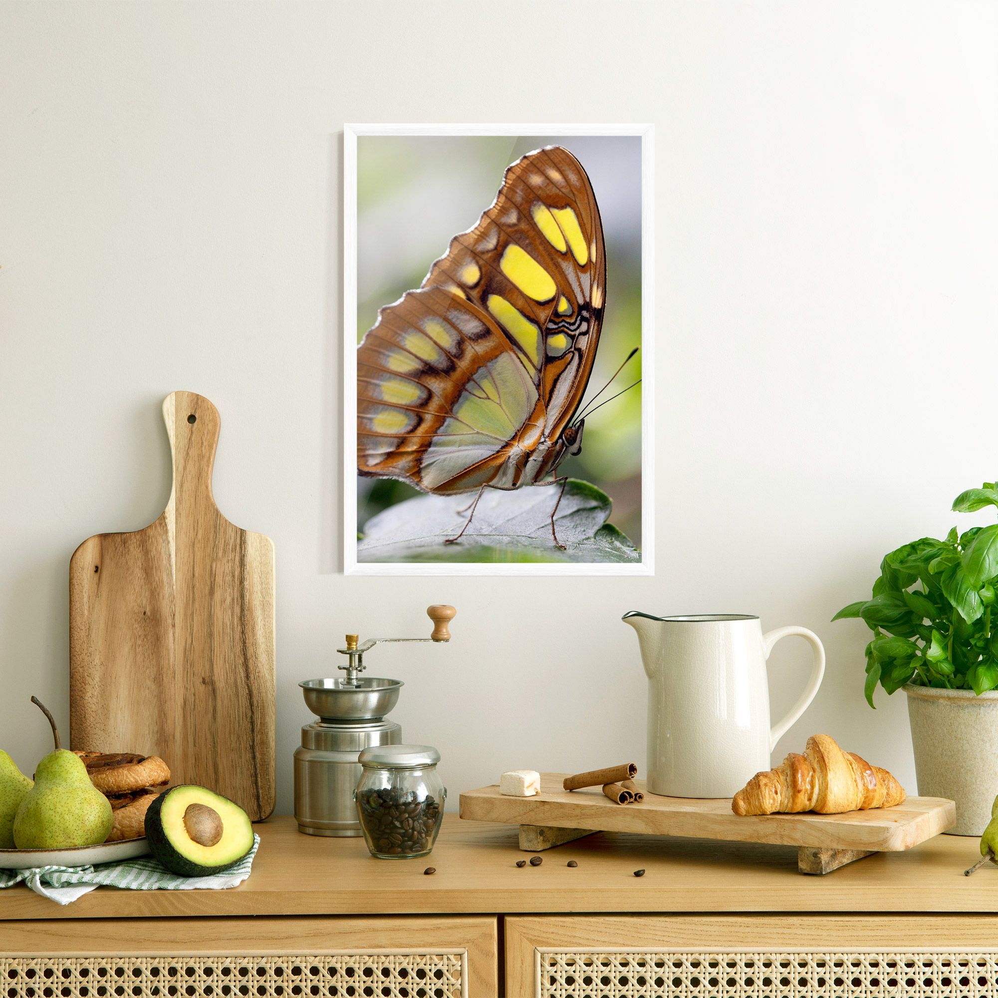 Brown Yellow Butterfly mockup 8