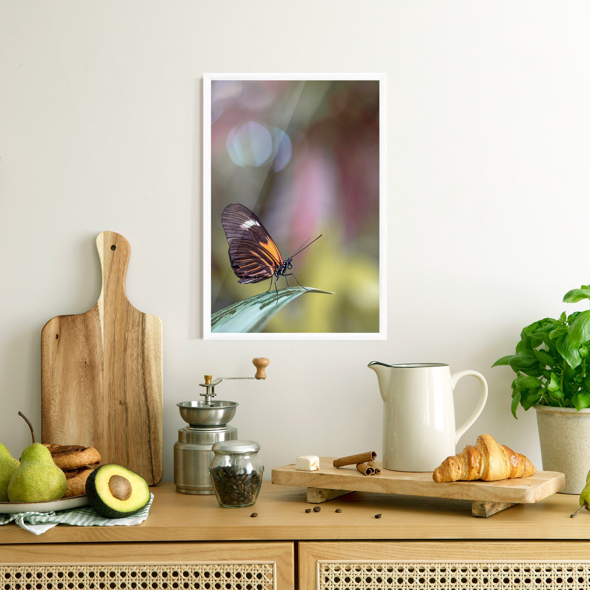 Dark Purple Butterfly mockup 8