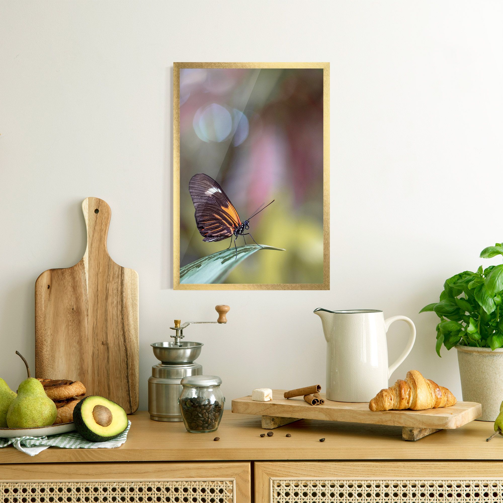 Dark Purple Butterfly mockup 8