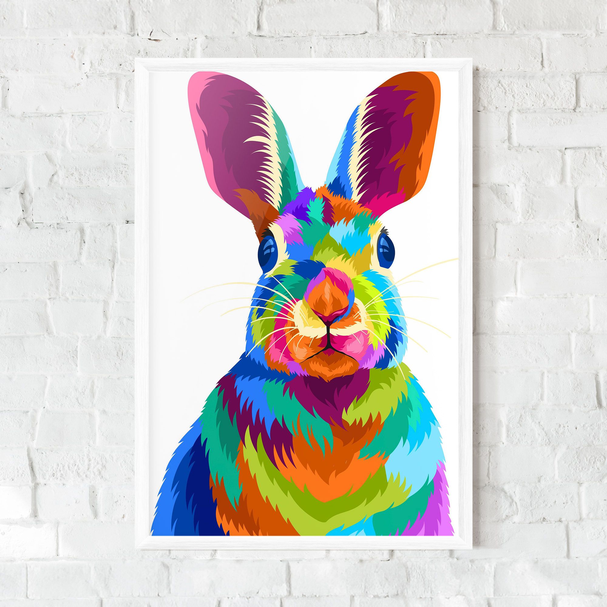 Rabbit Art Style mockup 0