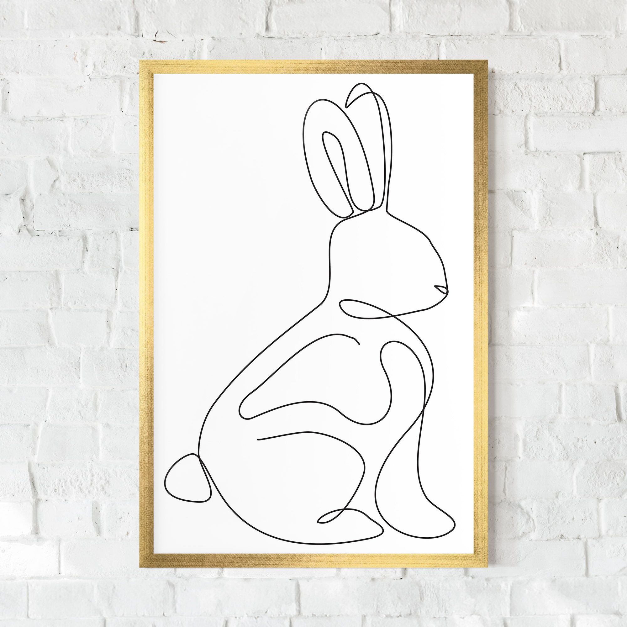 Cute Rabbit mockup 0