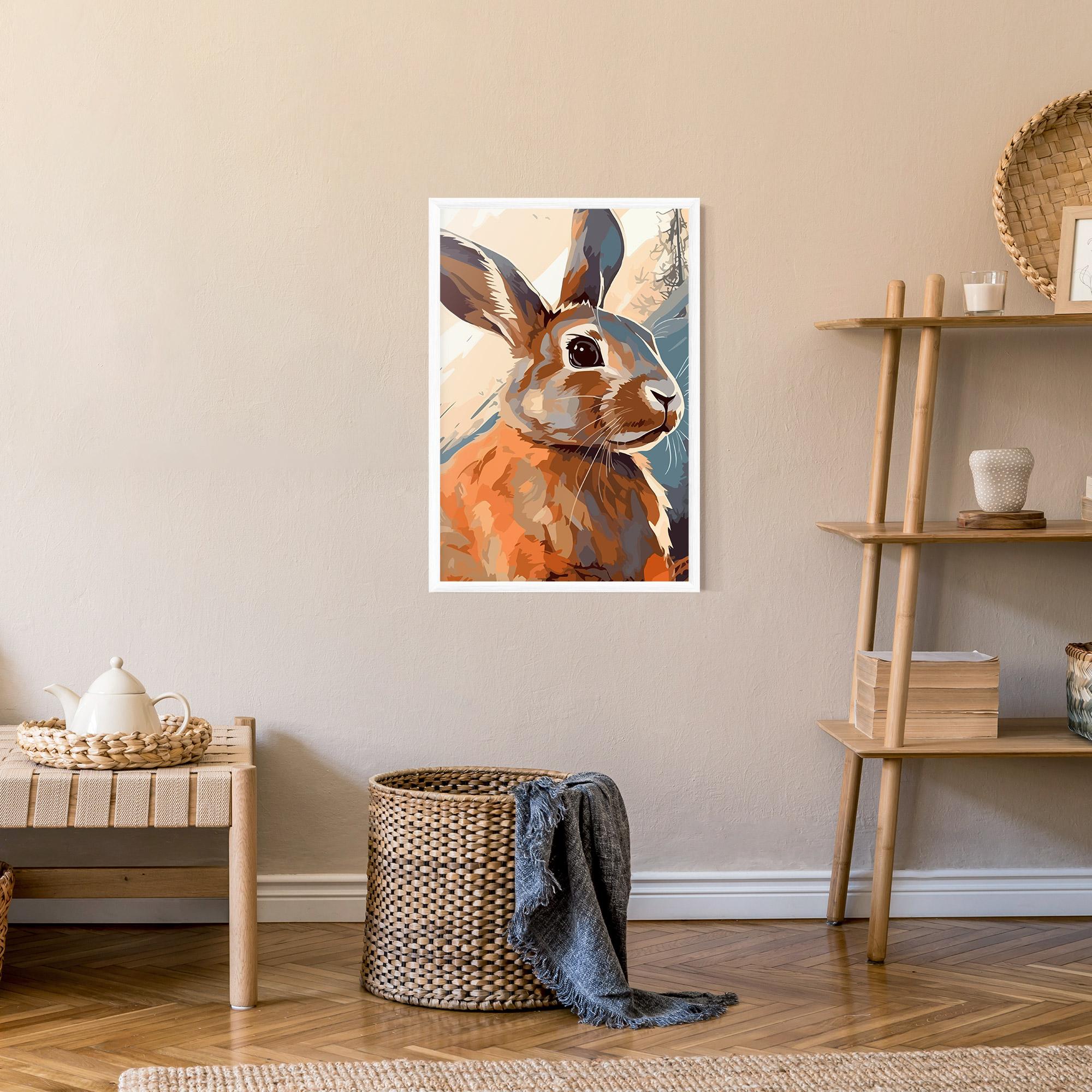 Рамкиран постер Anime Rabbit mockup 9