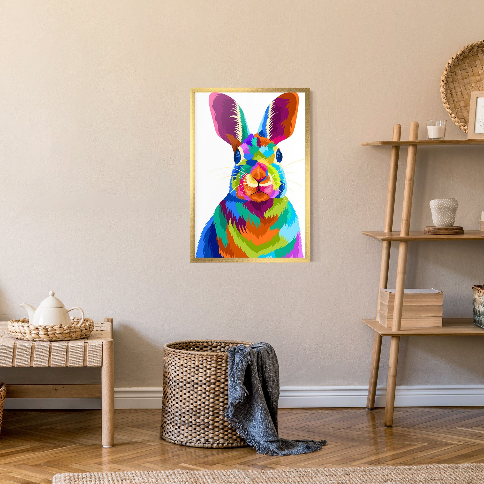 Rabbit Art Style mockup 9