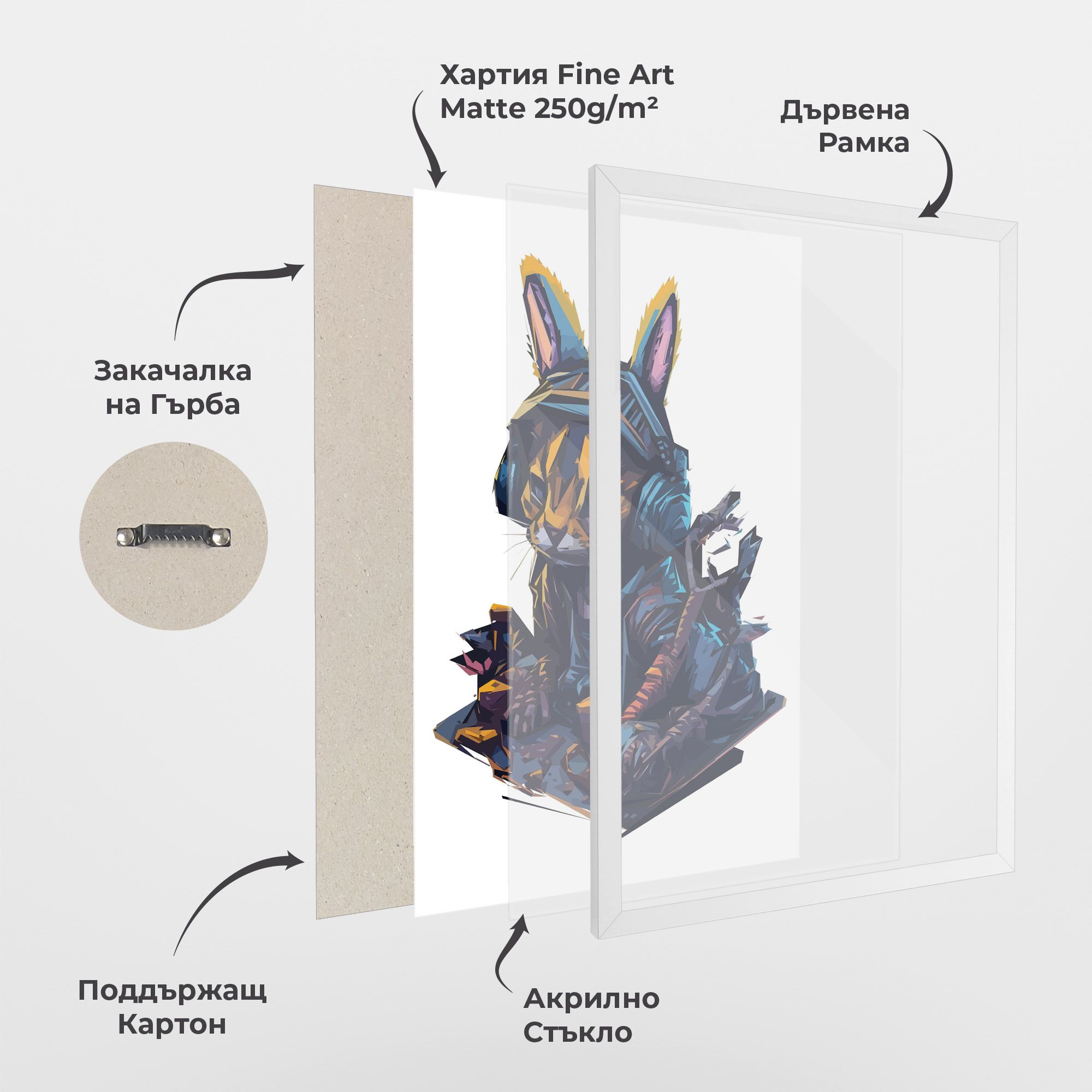 Orange Rabbit Headset mockup 1