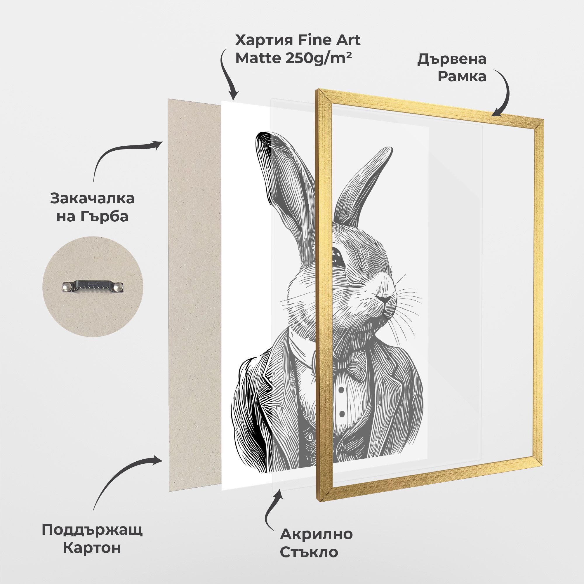 Bunny In Suit mockup 1