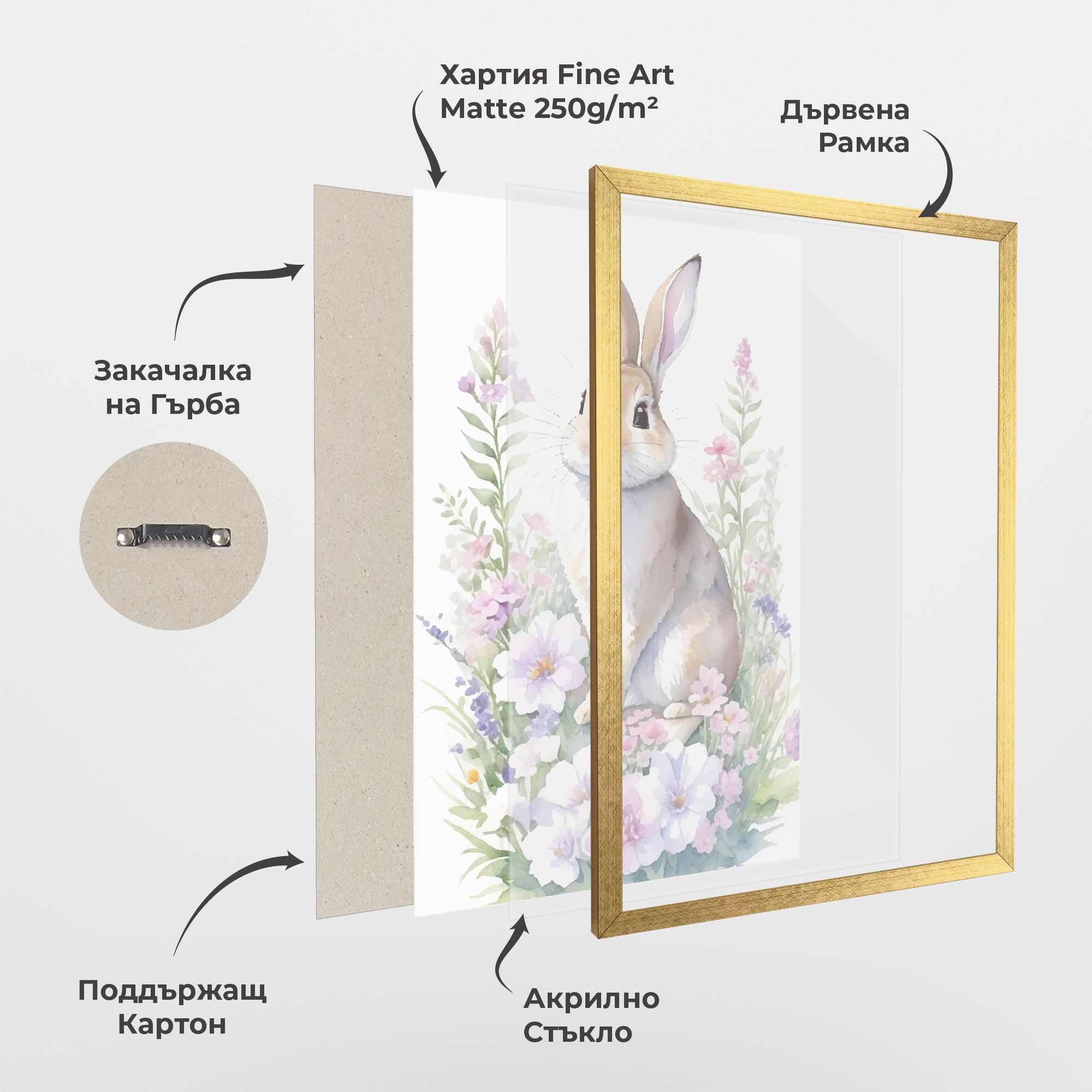 Pretty Cute Bunny mockup 1
