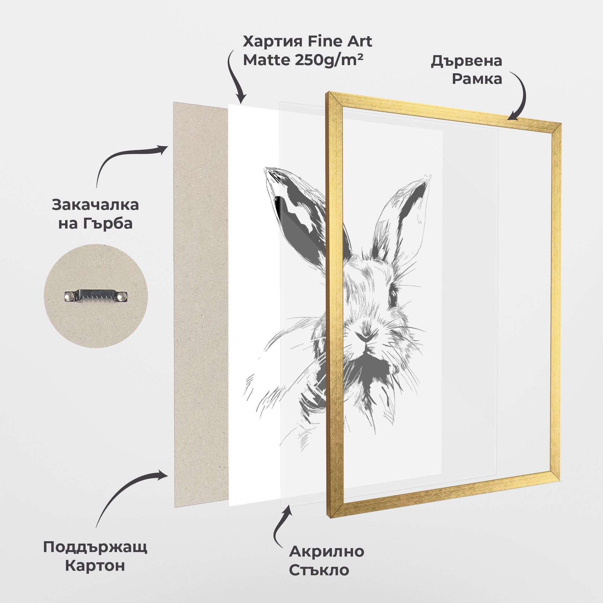 Rabbit Looking mockup 1