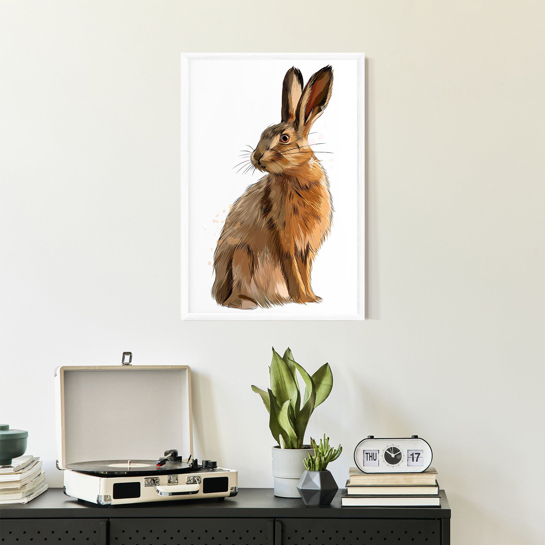 Painted Bunny mockup 2