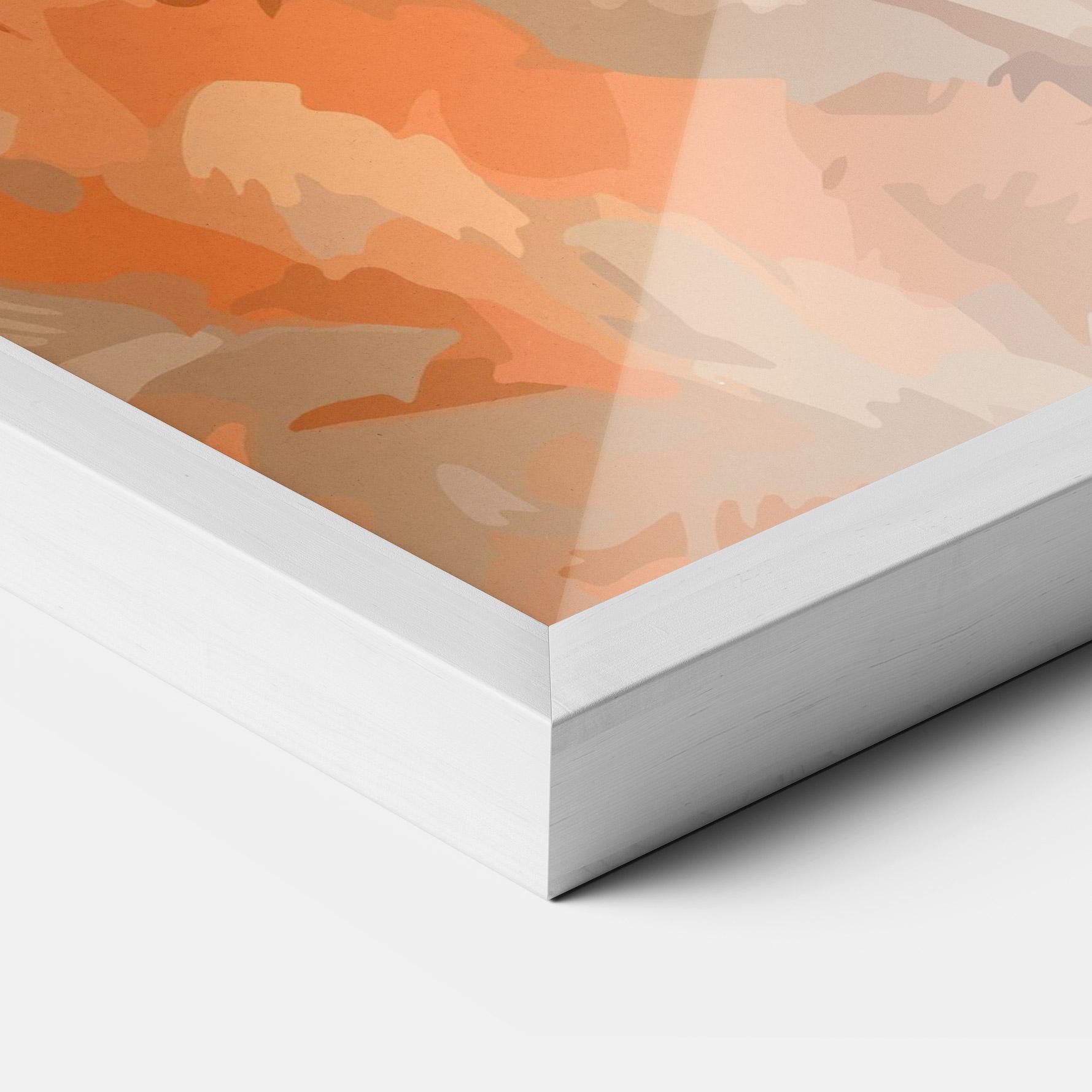 Рамкиран постер Anime Rabbit mockup 3