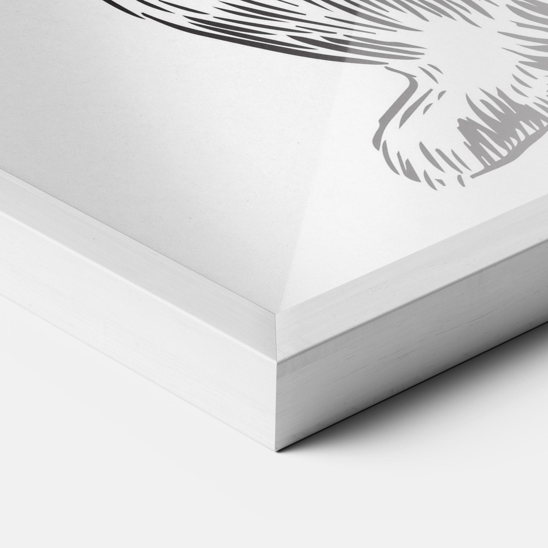 Рамкиран постер Cute Bunny mockup 3