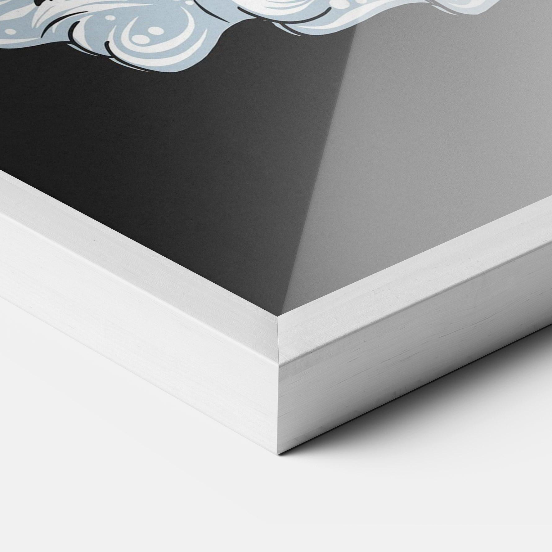 Рамкиран постер Moon Bunny mockup 3