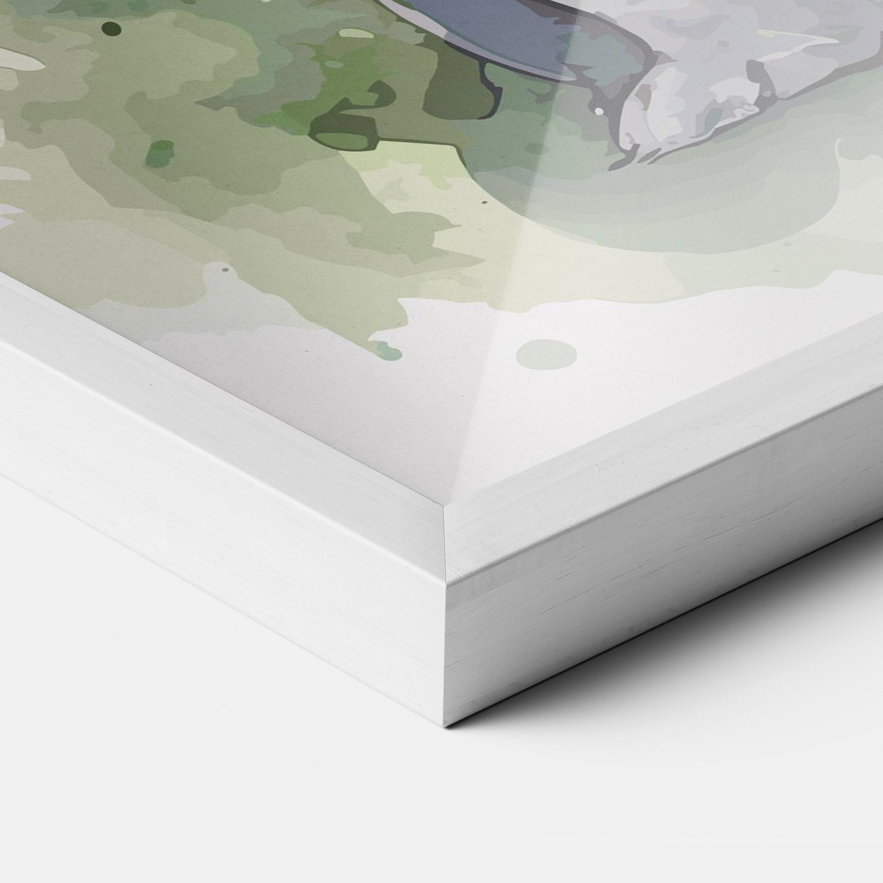 Рамкиран постер Pretty Bunny Art mockup 3