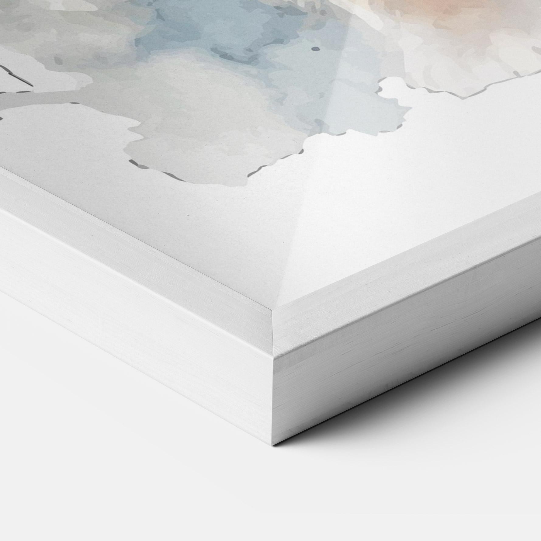 Рамкиран постер Watercolor Cute Bunny mockup 3