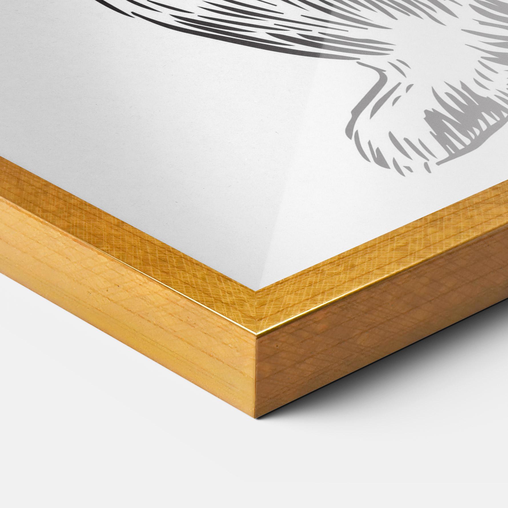 Рамкиран постер Cute Bunny mockup 3