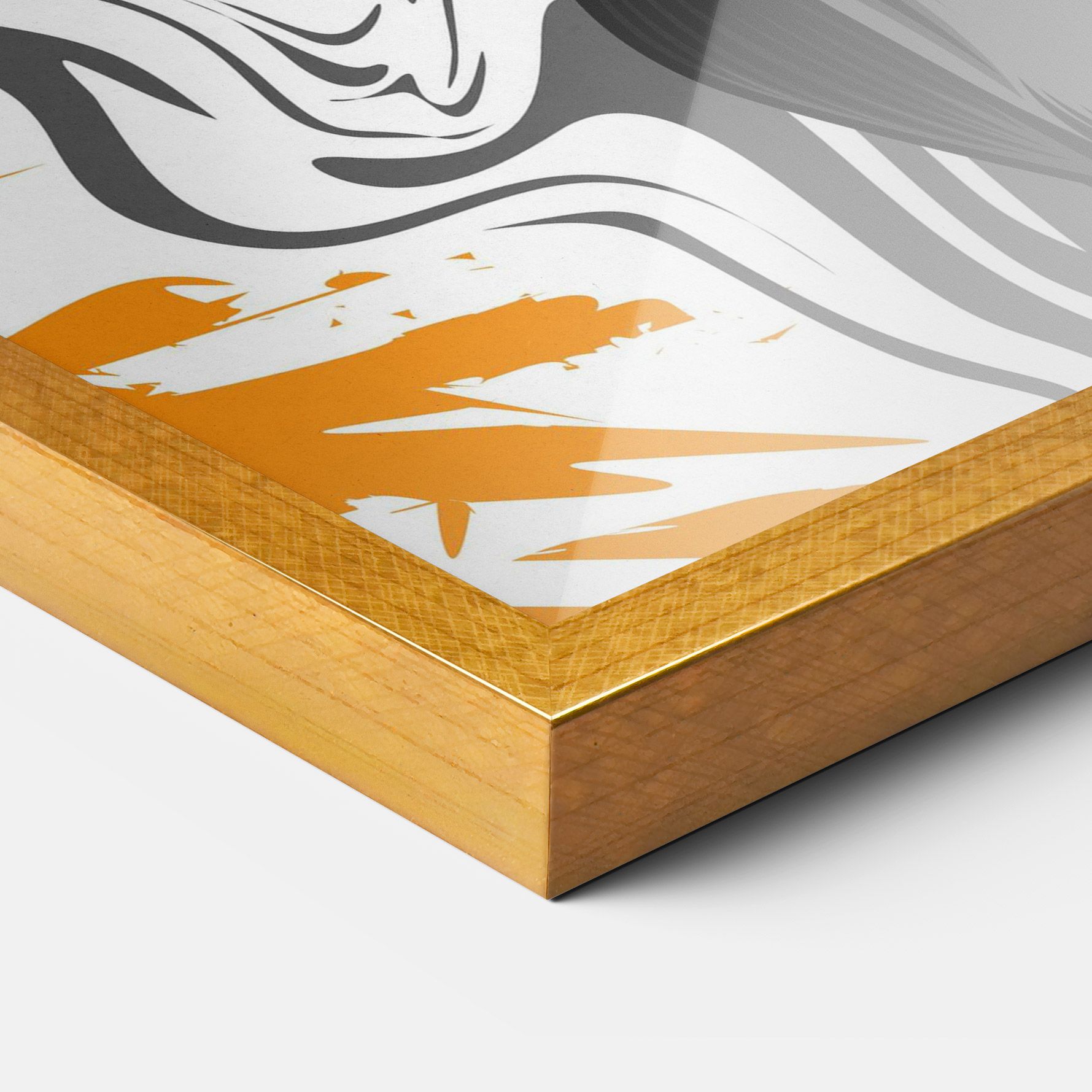 Cyborg Yellow Bunny mockup 3