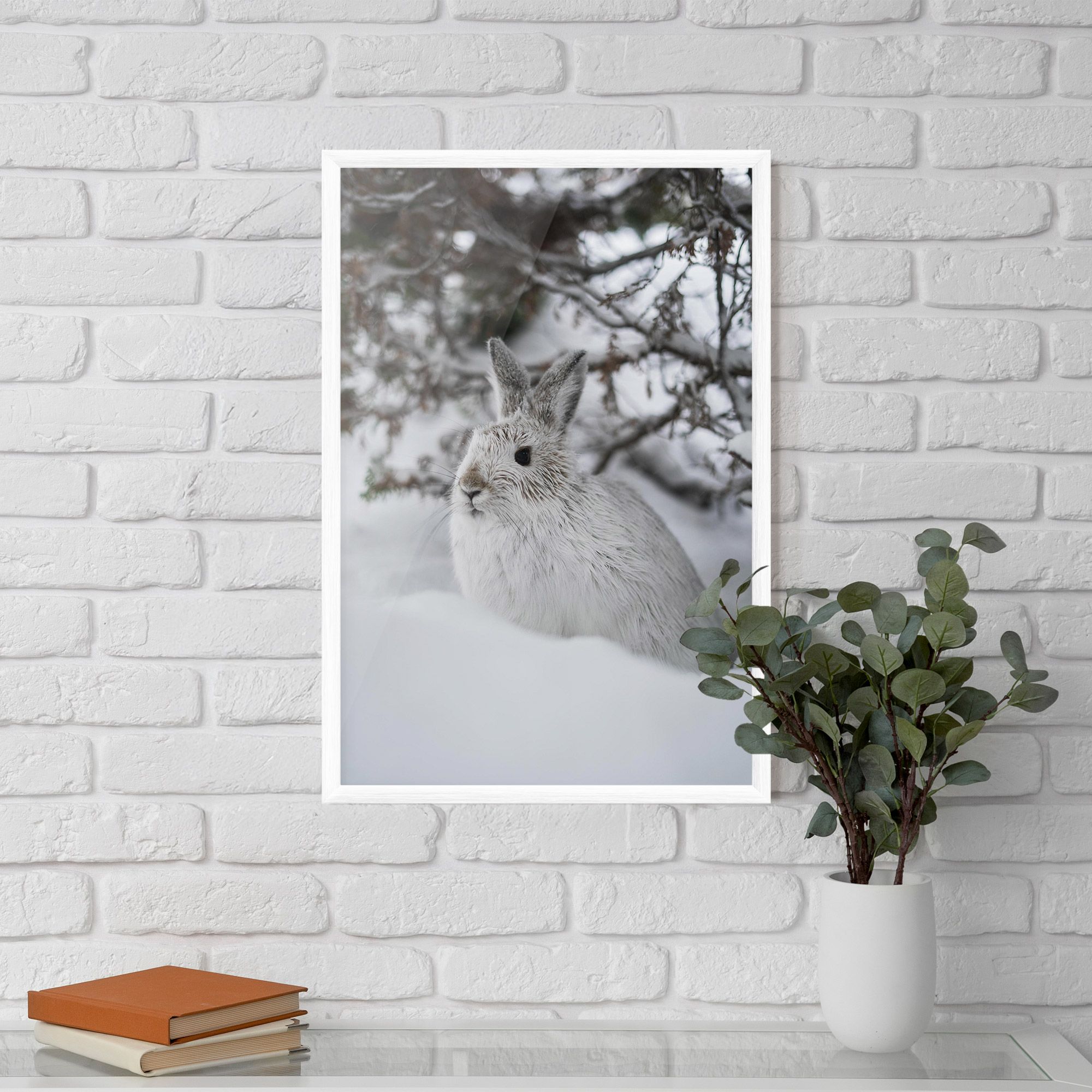 Bunny In Snow mockup 5