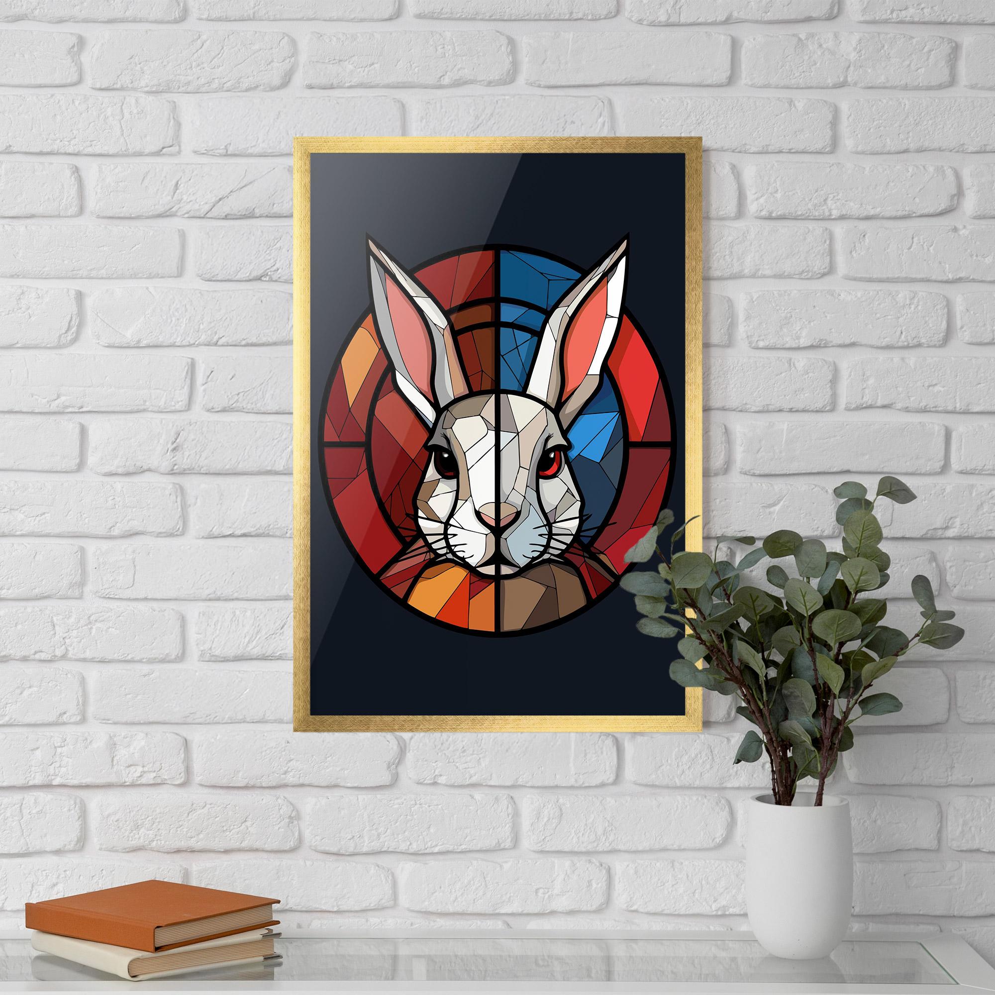 Рамкиран постер Bunny mockup 5