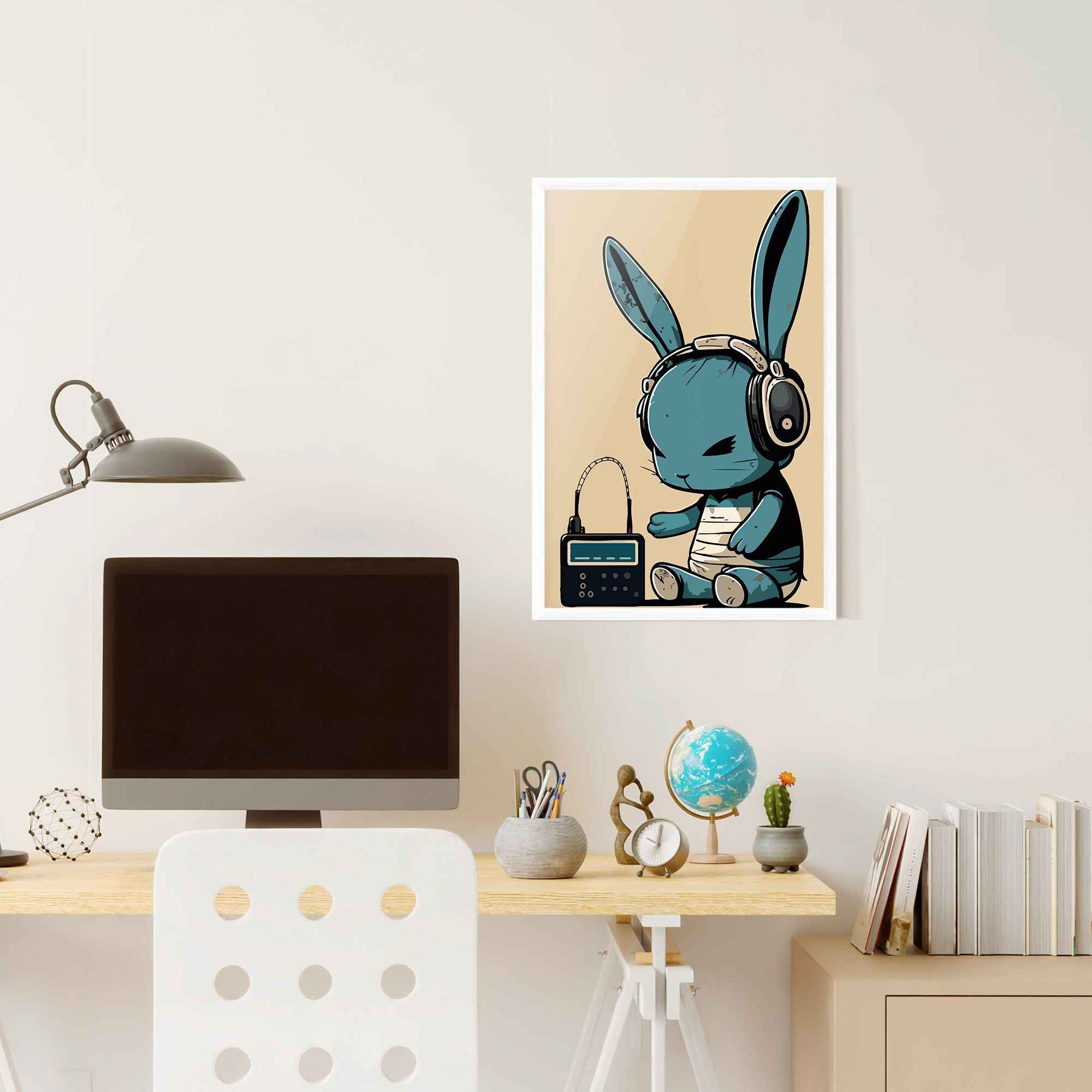 Blue Baby Bunny mockup 6