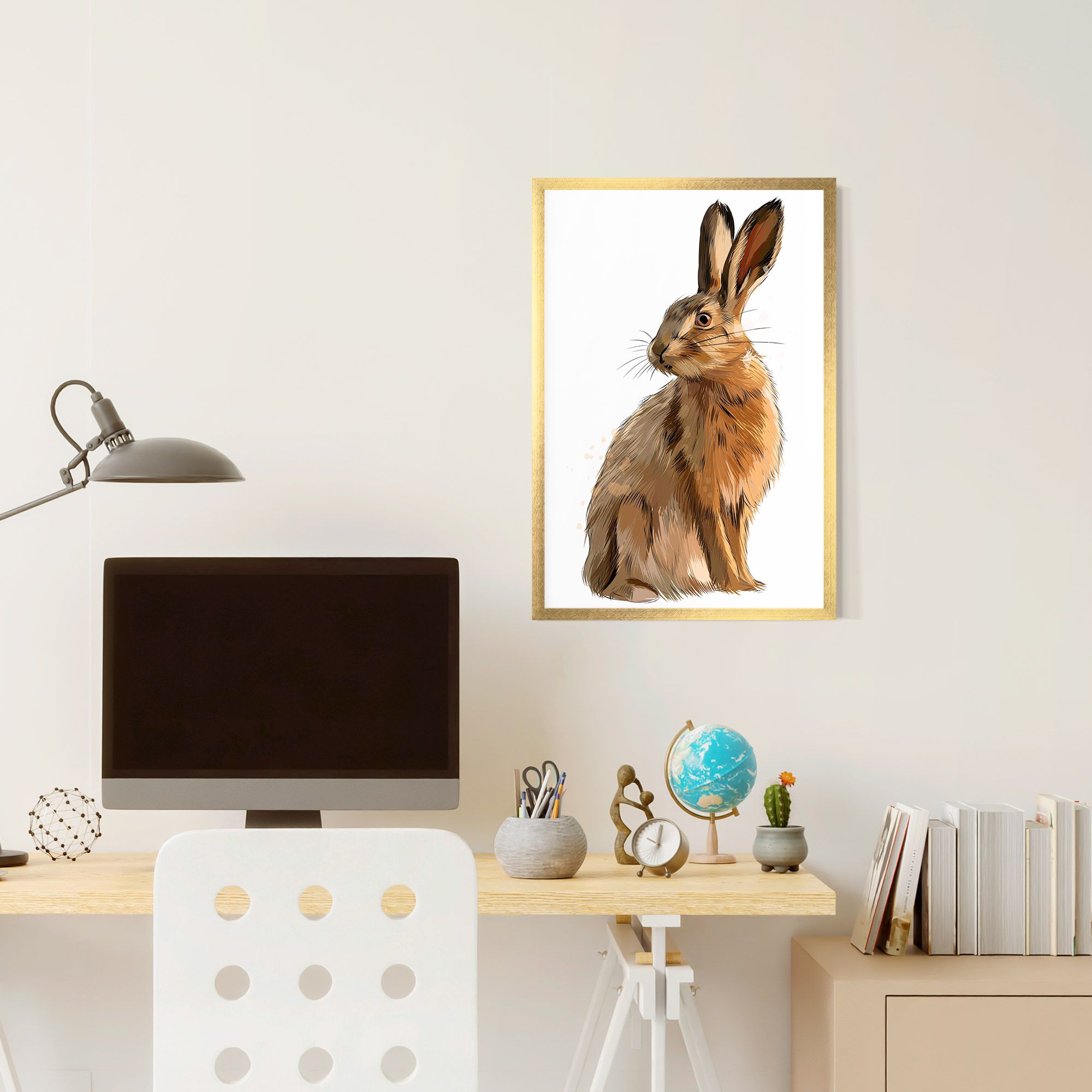 Painted Bunny mockup 6