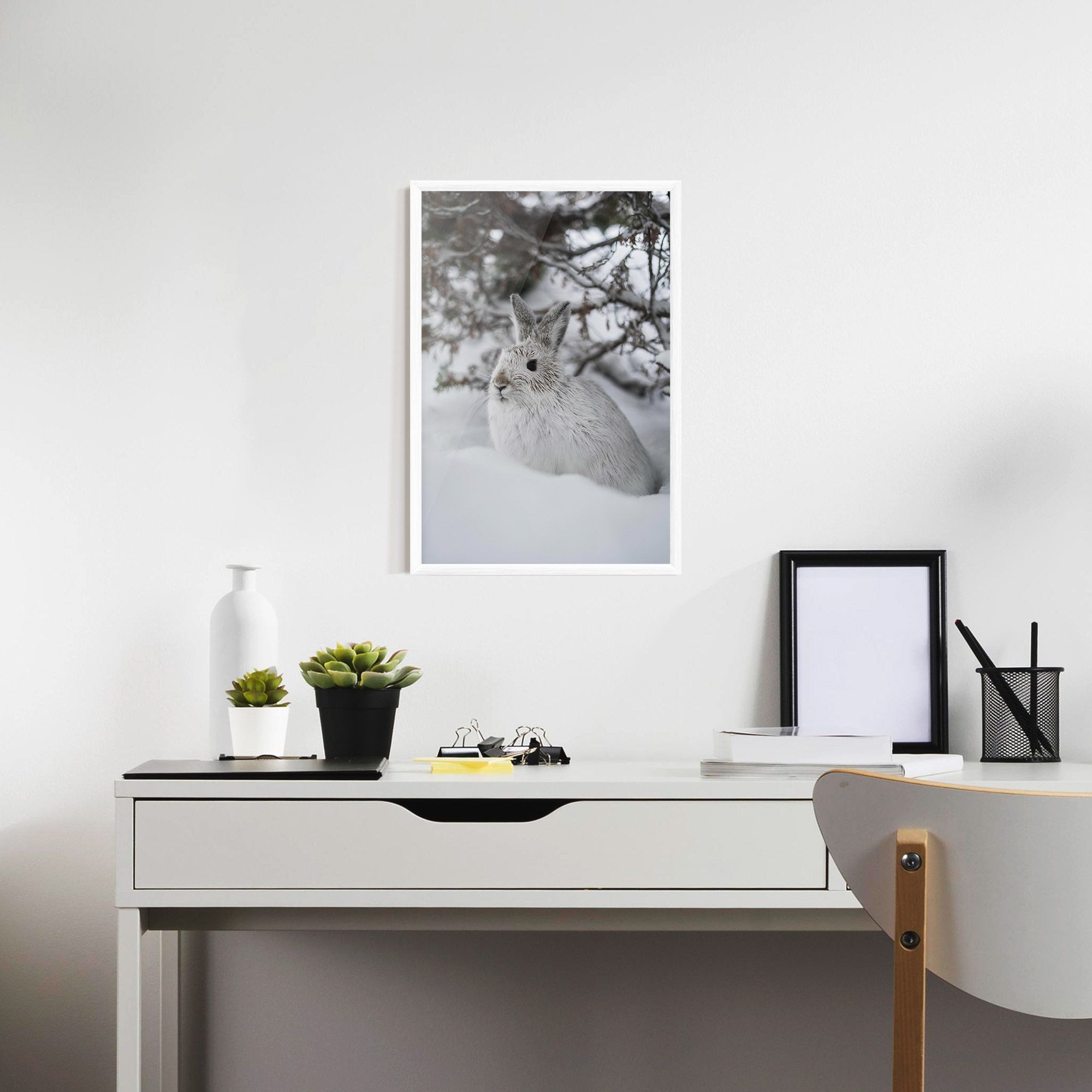 Bunny In Snow mockup 7