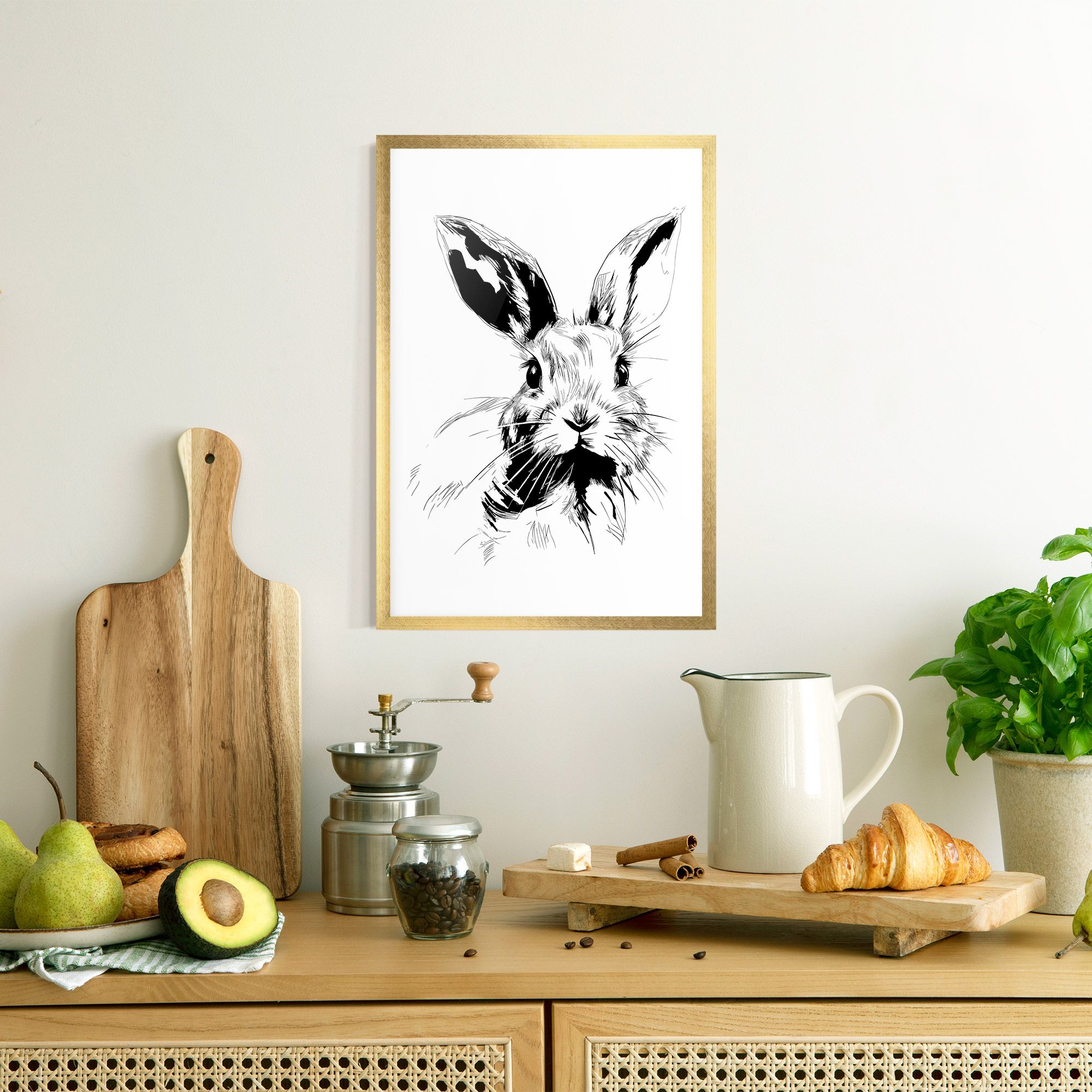 Rabbit Looking mockup 8