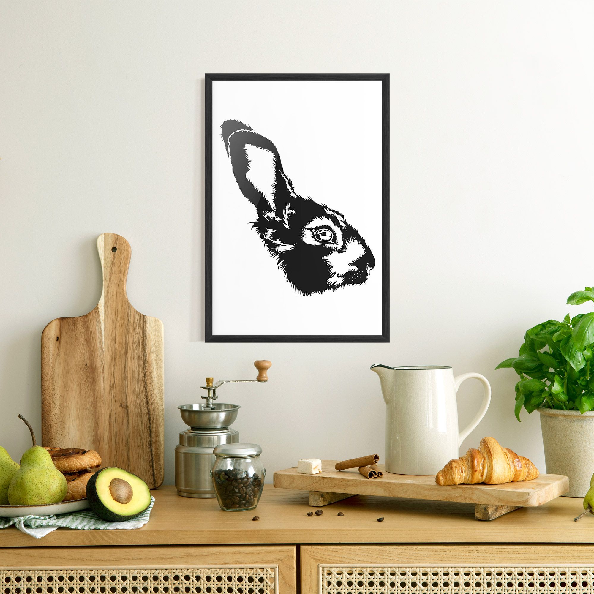 Rabbit Head mockup 8