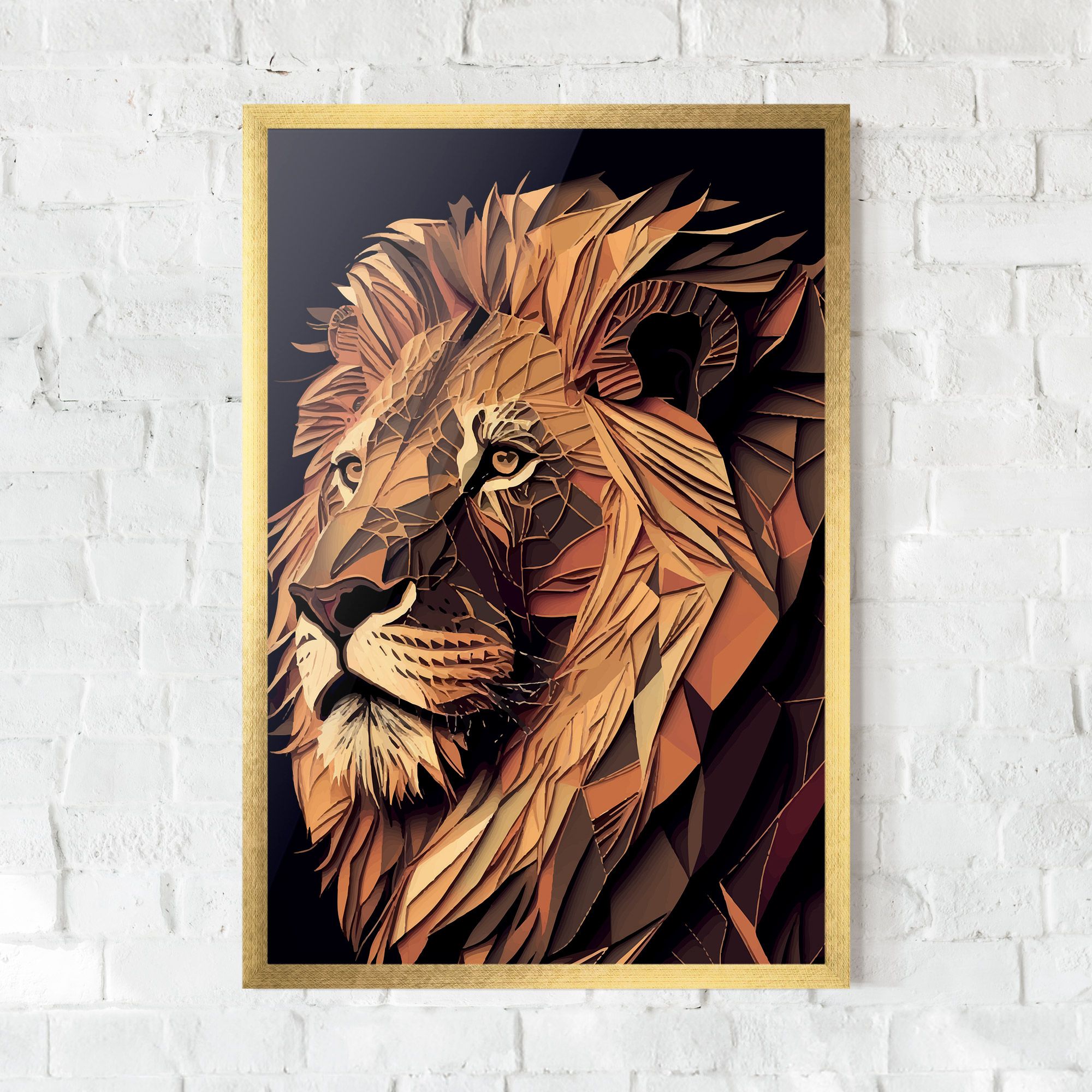 Orange Mix Lion mockup 0