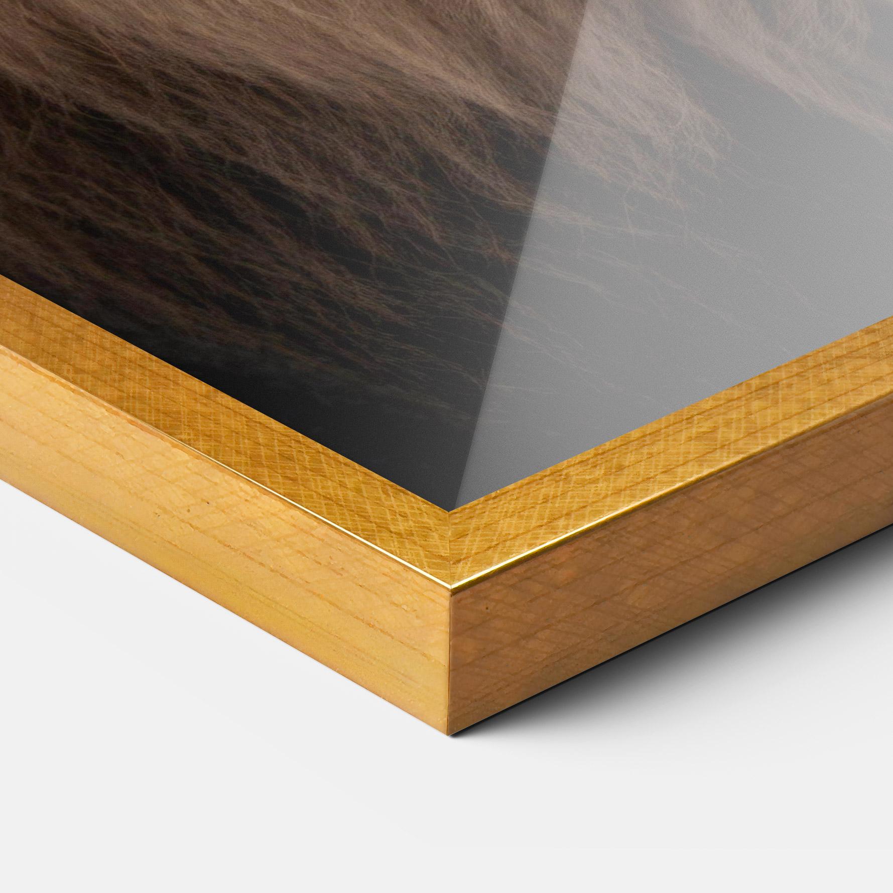 Рамкиран постер Wild Lion View mockup 3