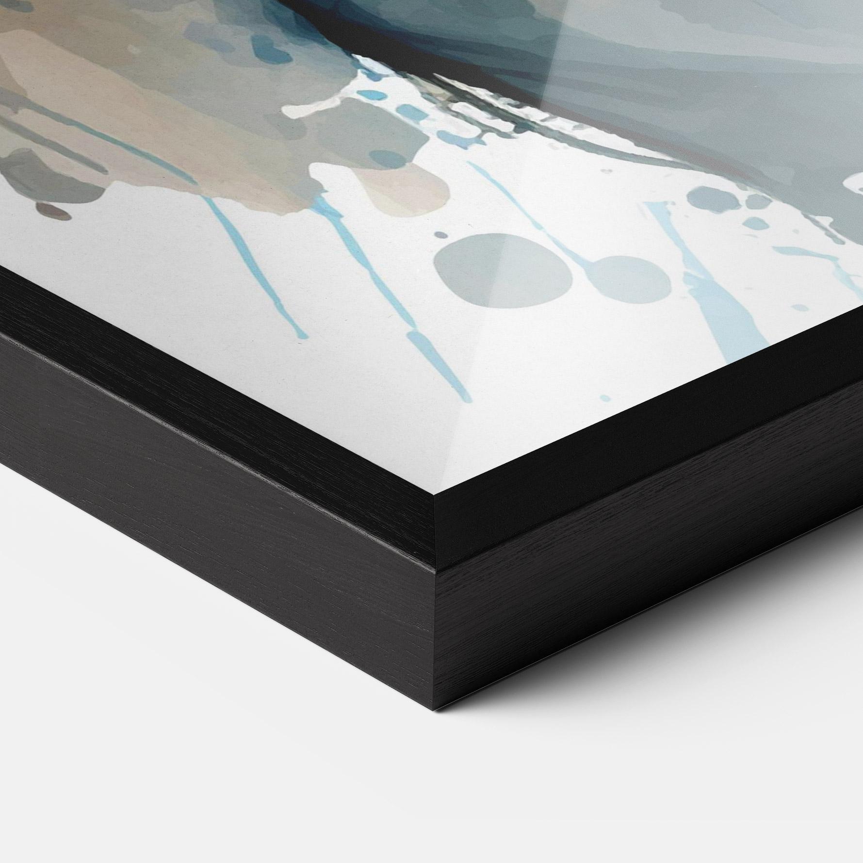 Рамкиран постер Brown Suit Lion mockup 3