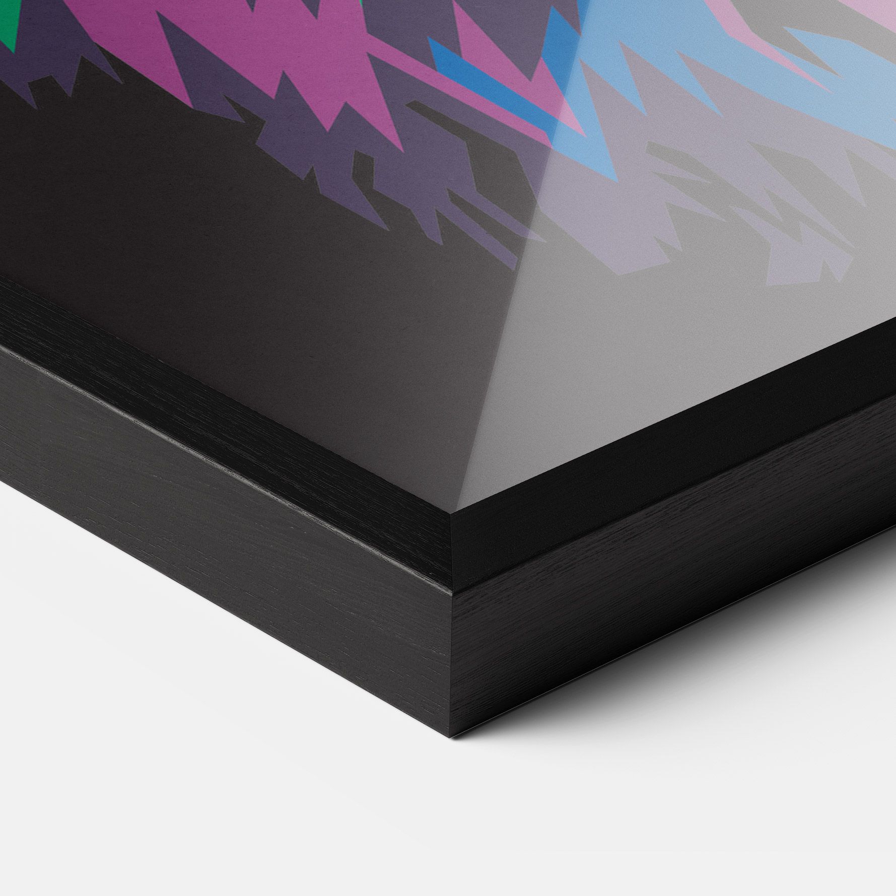 Colorful Lion Head mockup 3