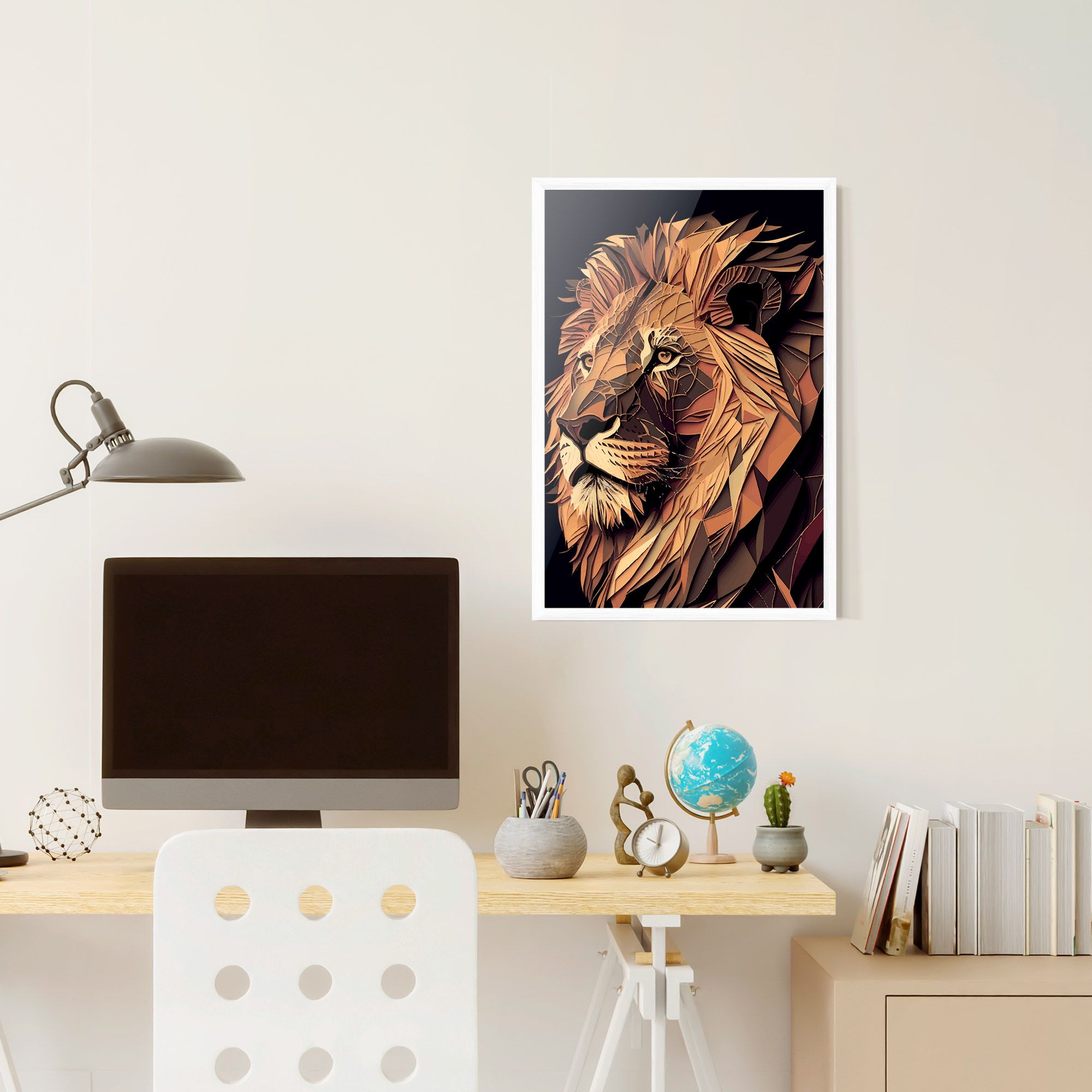 Orange Mix Lion mockup 6