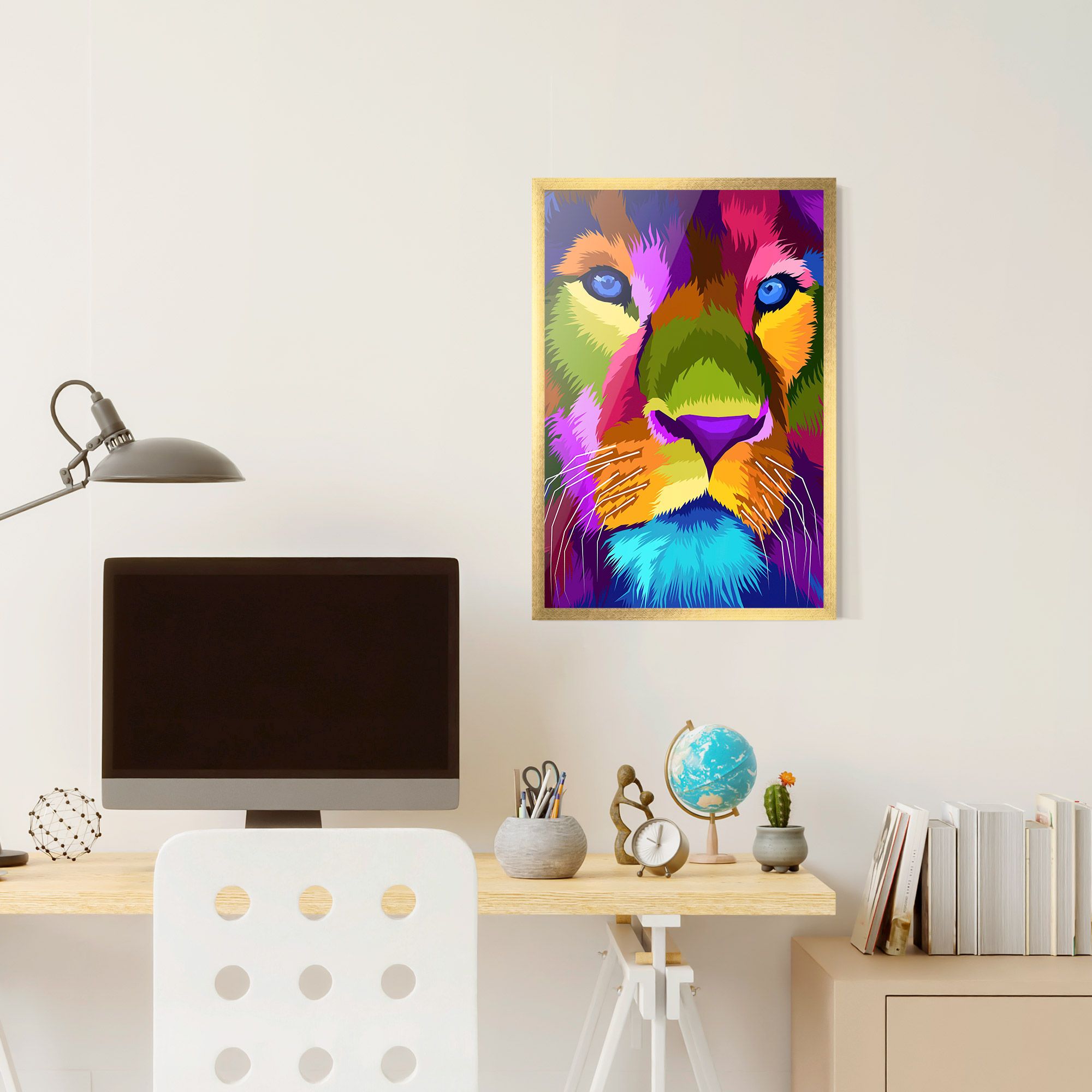 Color Lion Close Up mockup 6