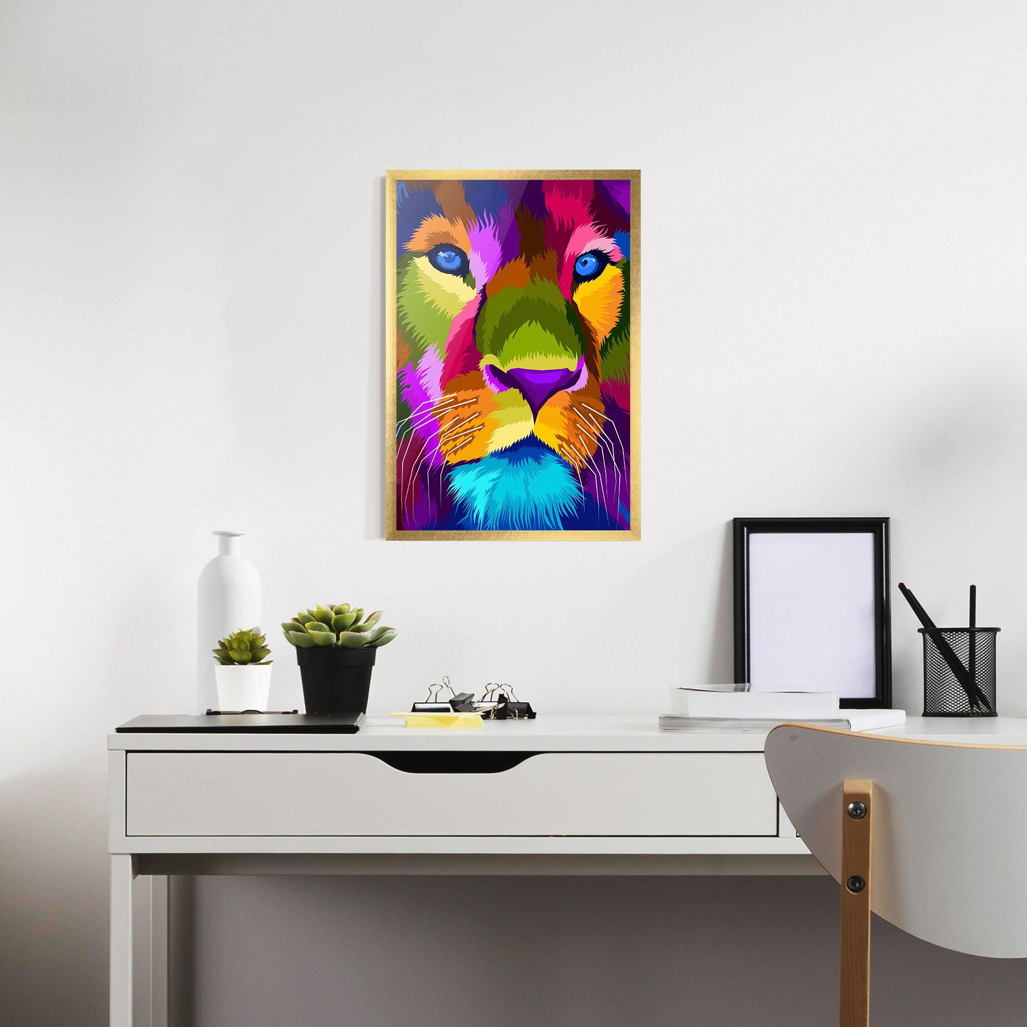 Color Lion Close Up mockup 7