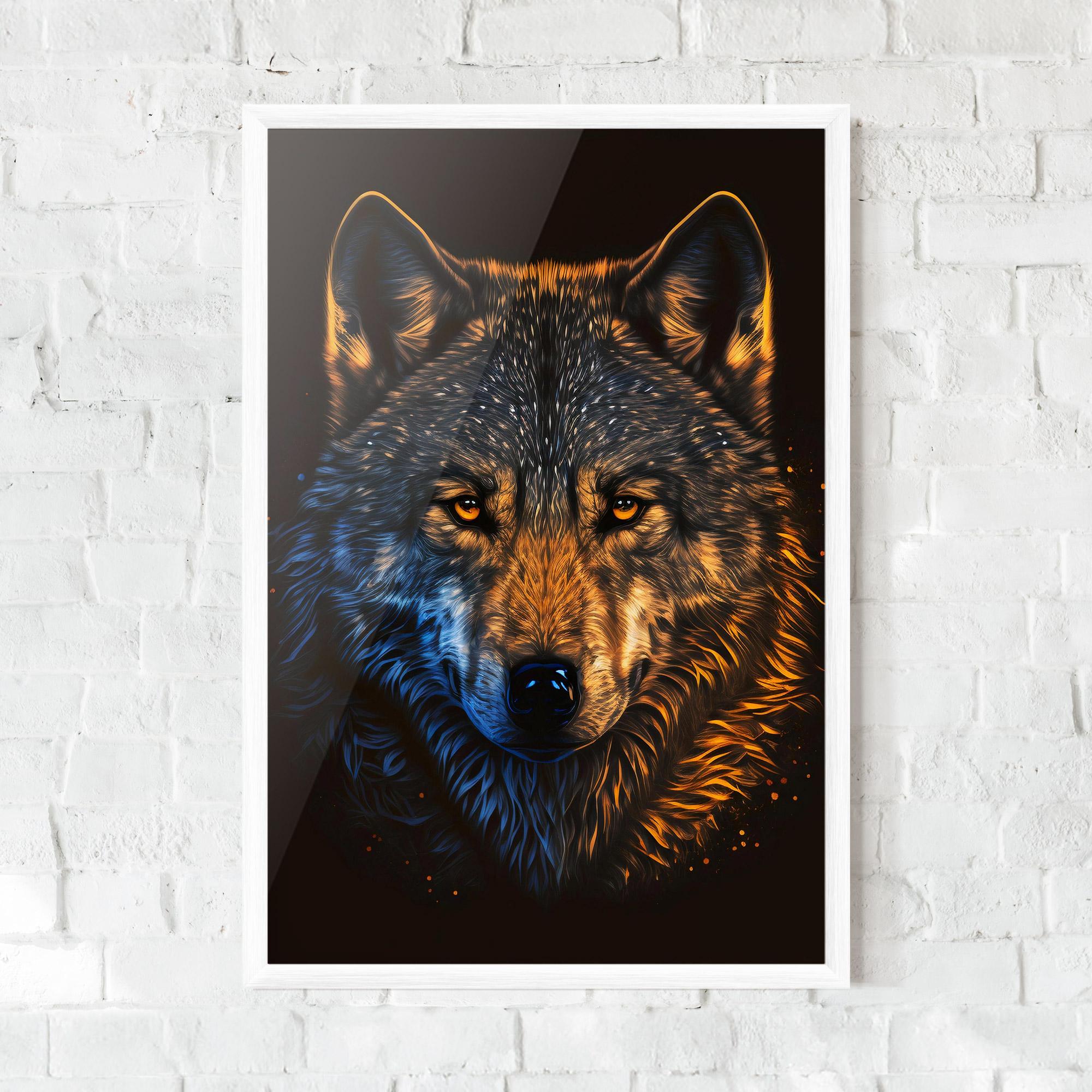 Рамкиран постер Alpha Portrait mockup 0