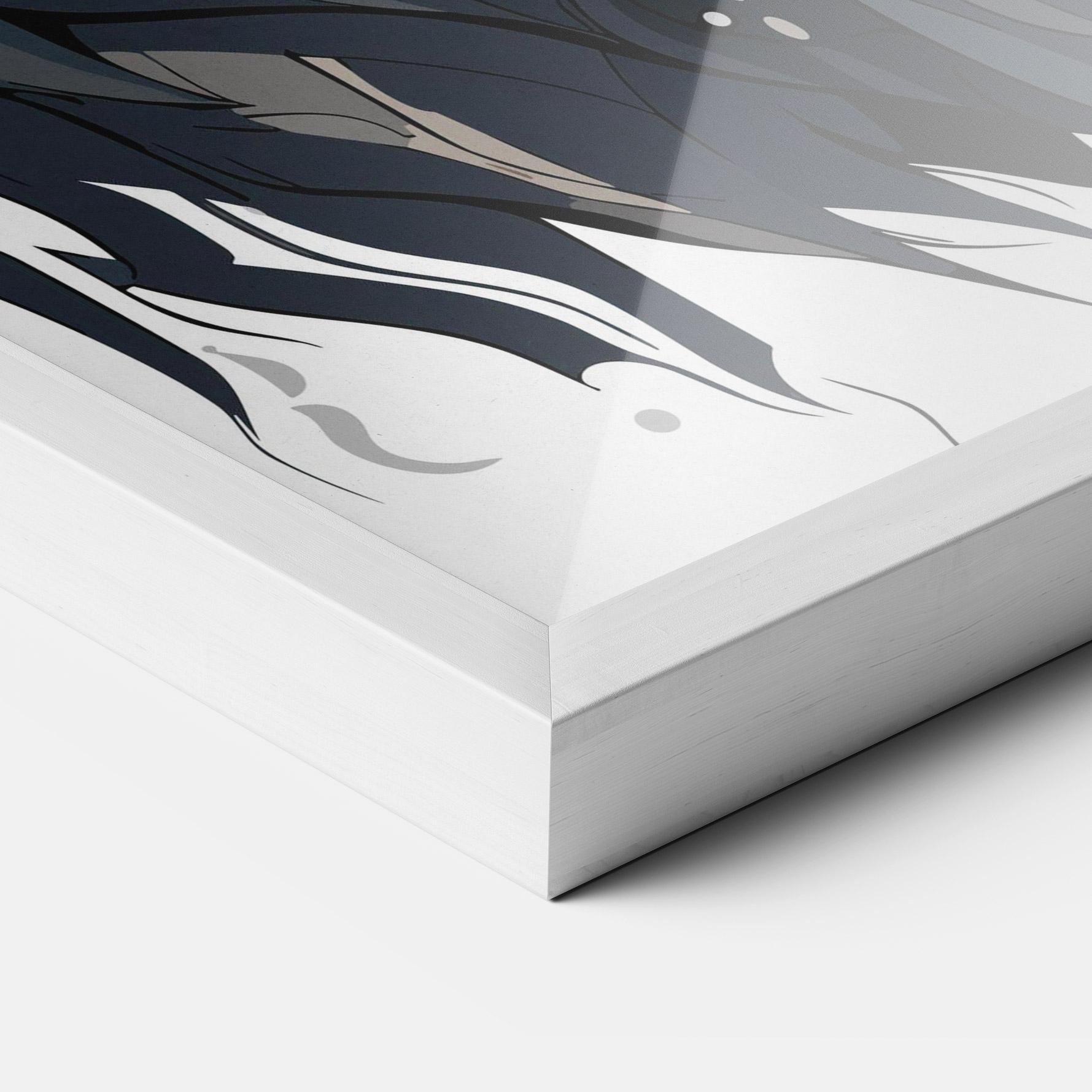 Рамкиран постер Brown Wolf mockup 3