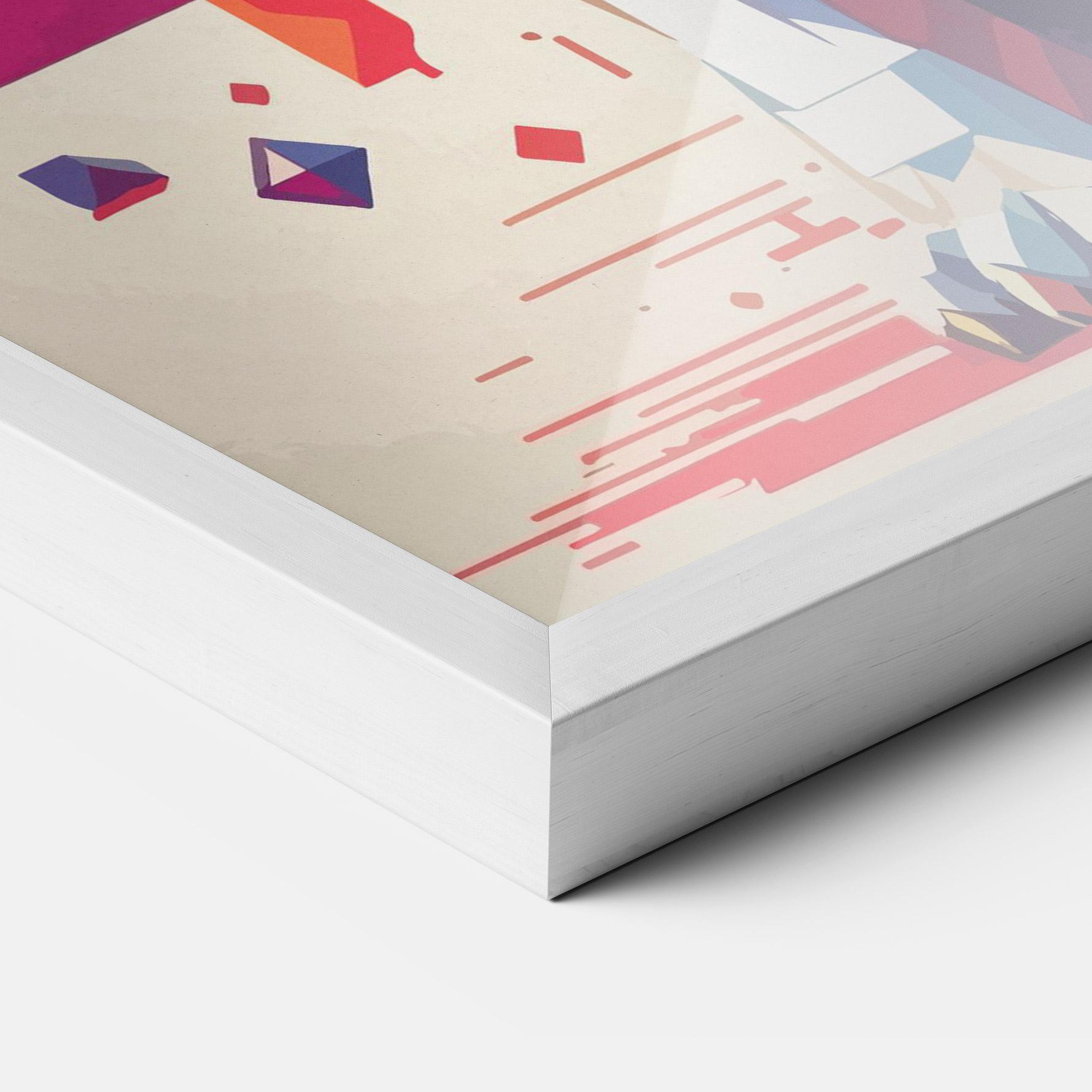 Рамкиран постер Wolf Character mockup 3