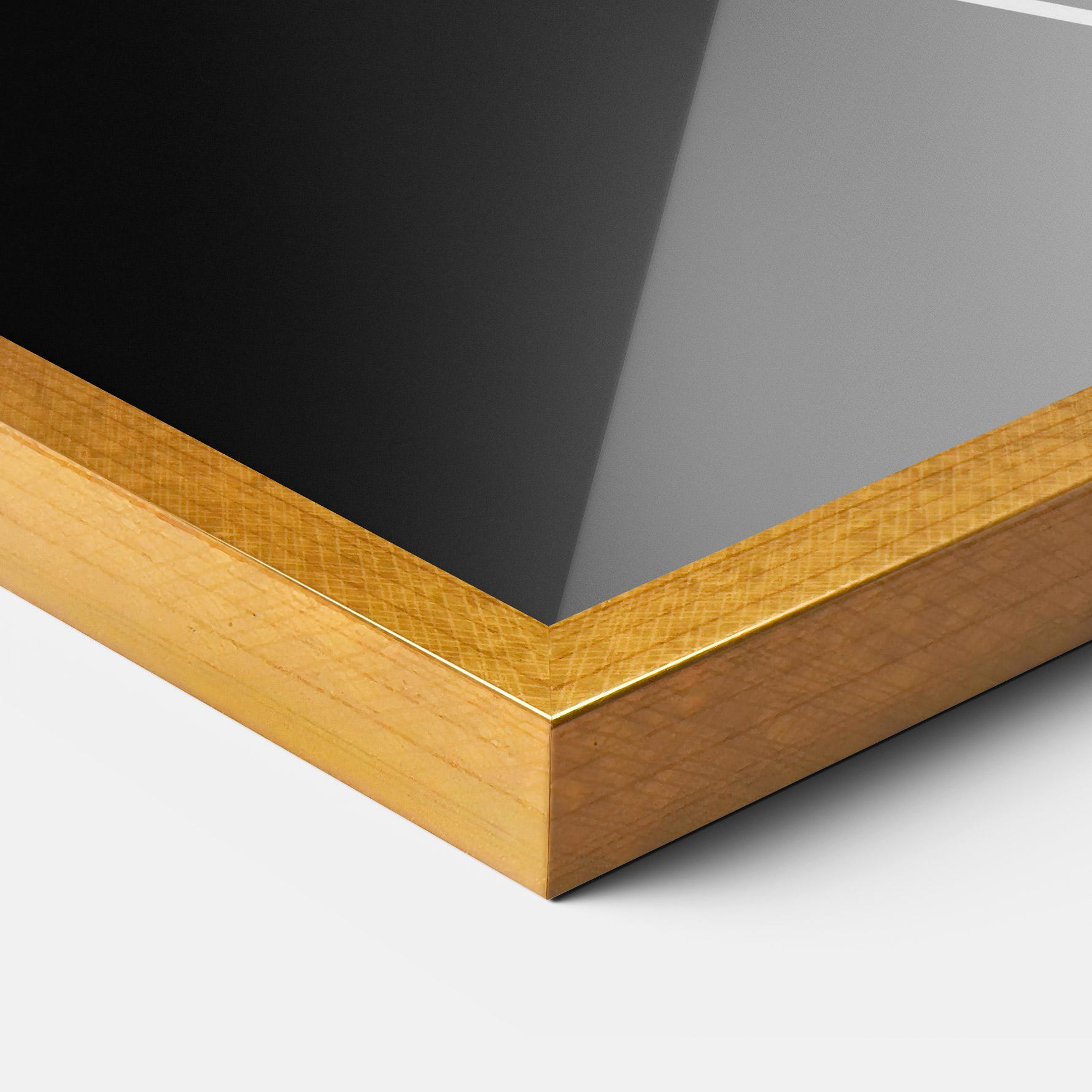 Рамкиран постер Dark Wolf Skull mockup 3